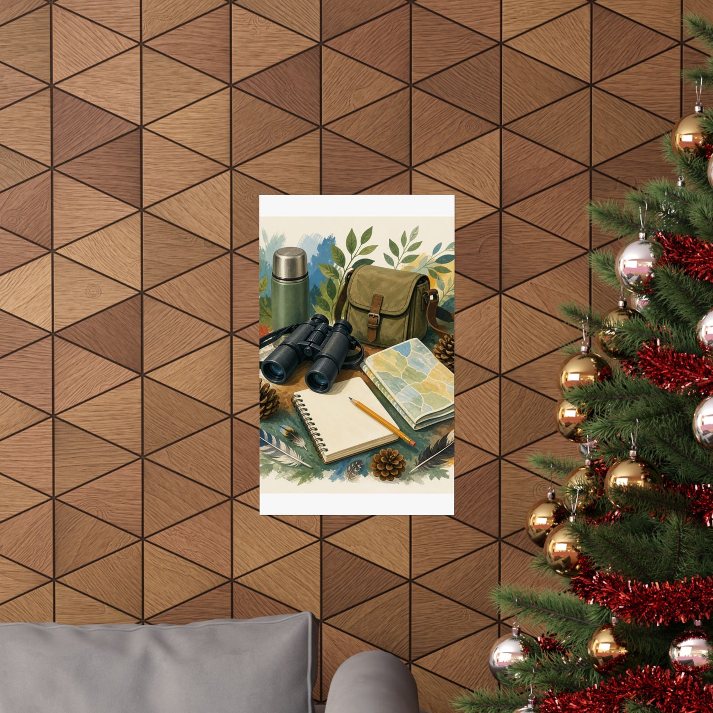 Peaceful Birdwatching Hobby Art Poster