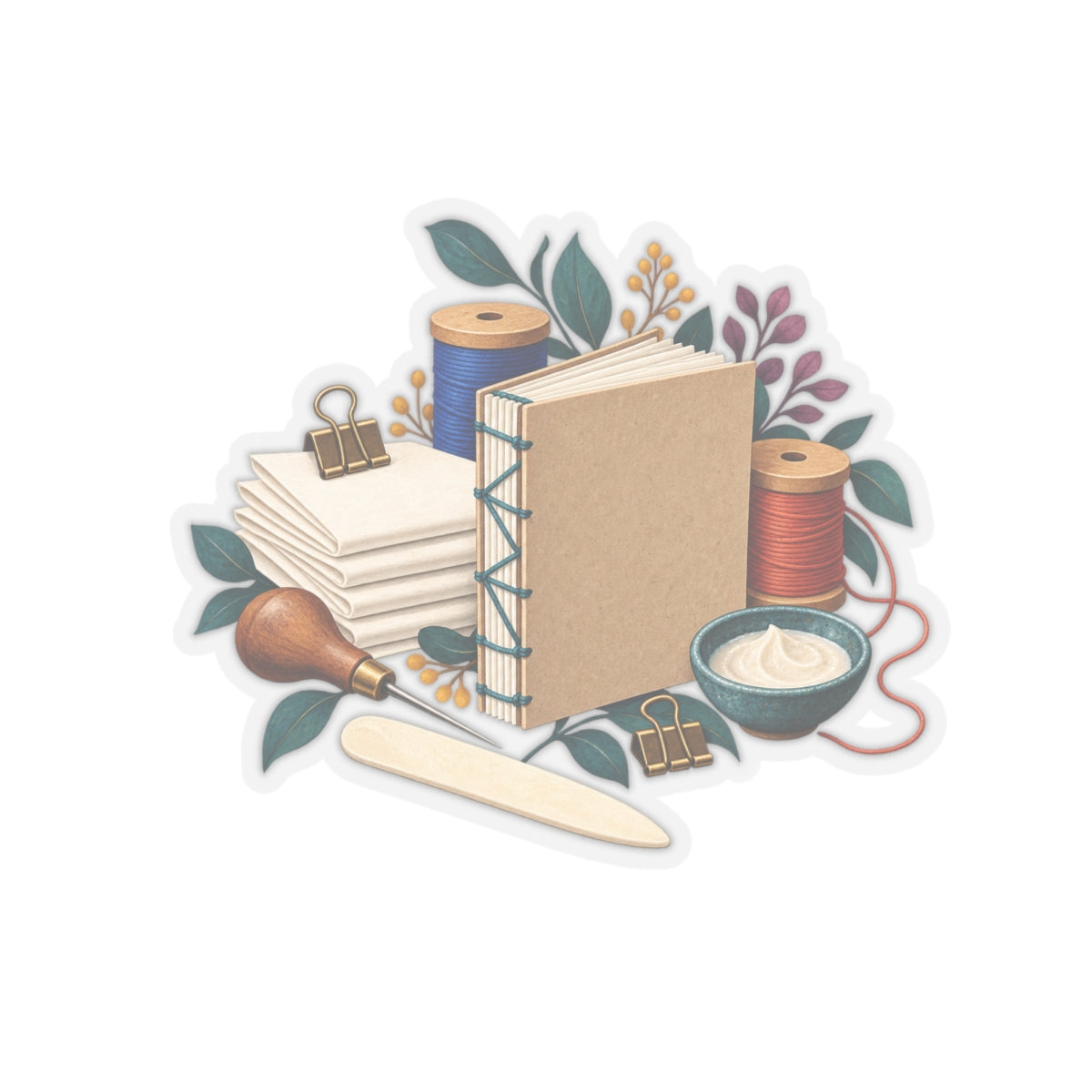 Hand Bookbinding Workshop Sticker