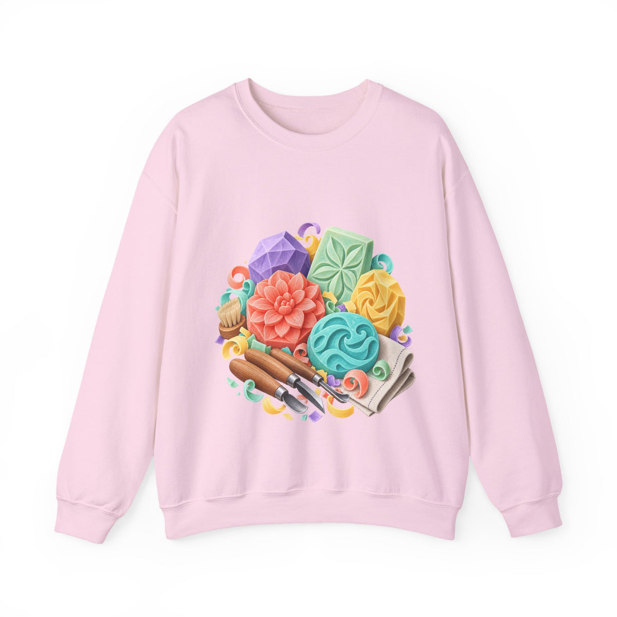 Colorful Soap Carving Workshop Sweatshirt