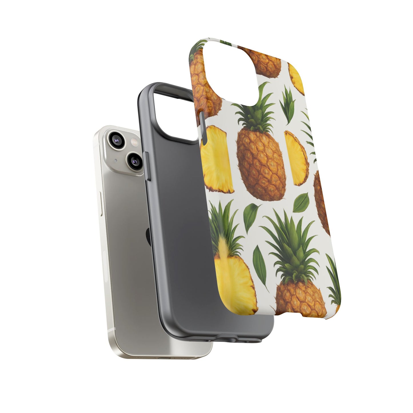 Pineapple Phone Case - Tough Cases, Tropical Phone Cover, Summer Vibe Accessories, Cute Pineapple Design, Fun Gift for Fruit Lovers