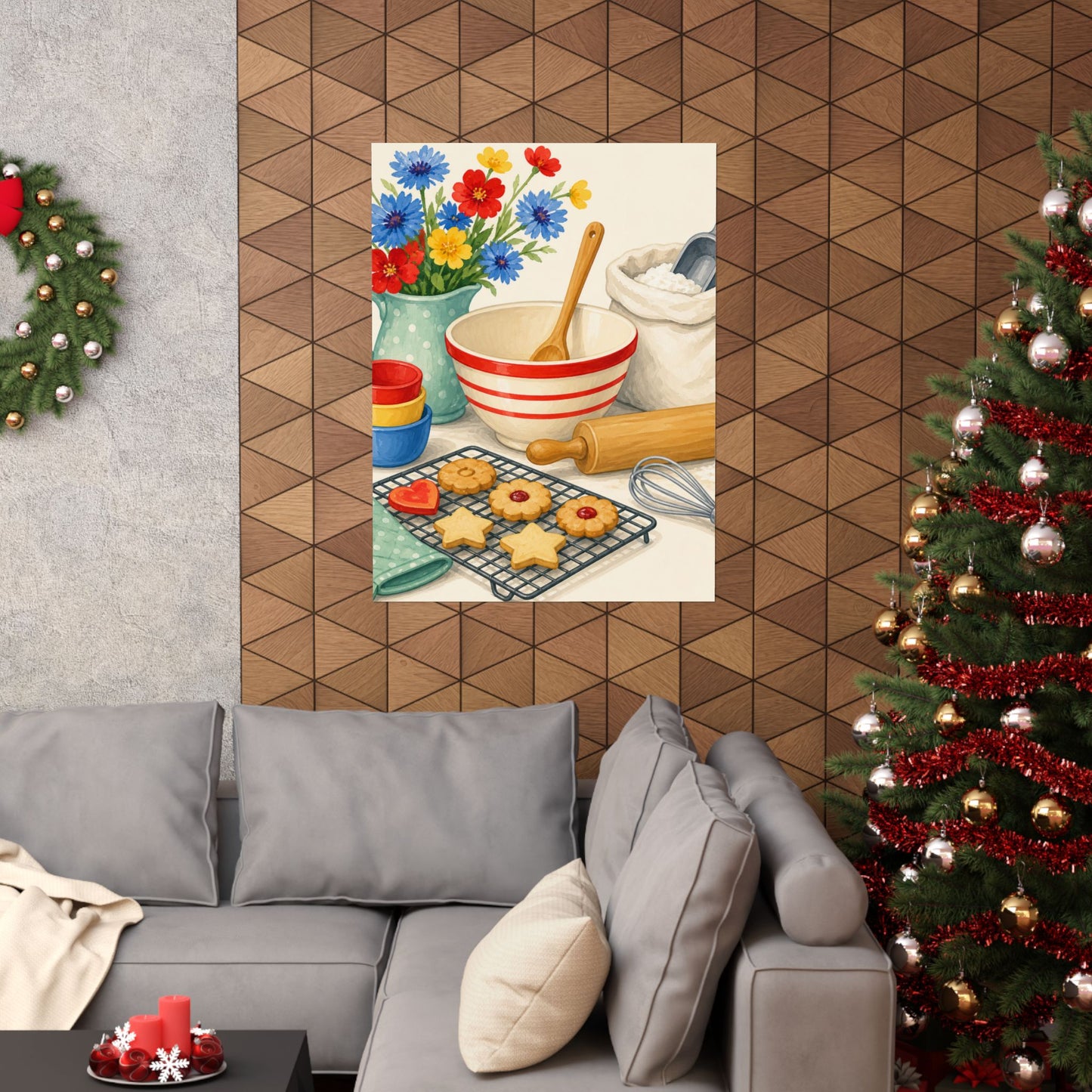 Cheerful Home Baking Hobby Poster