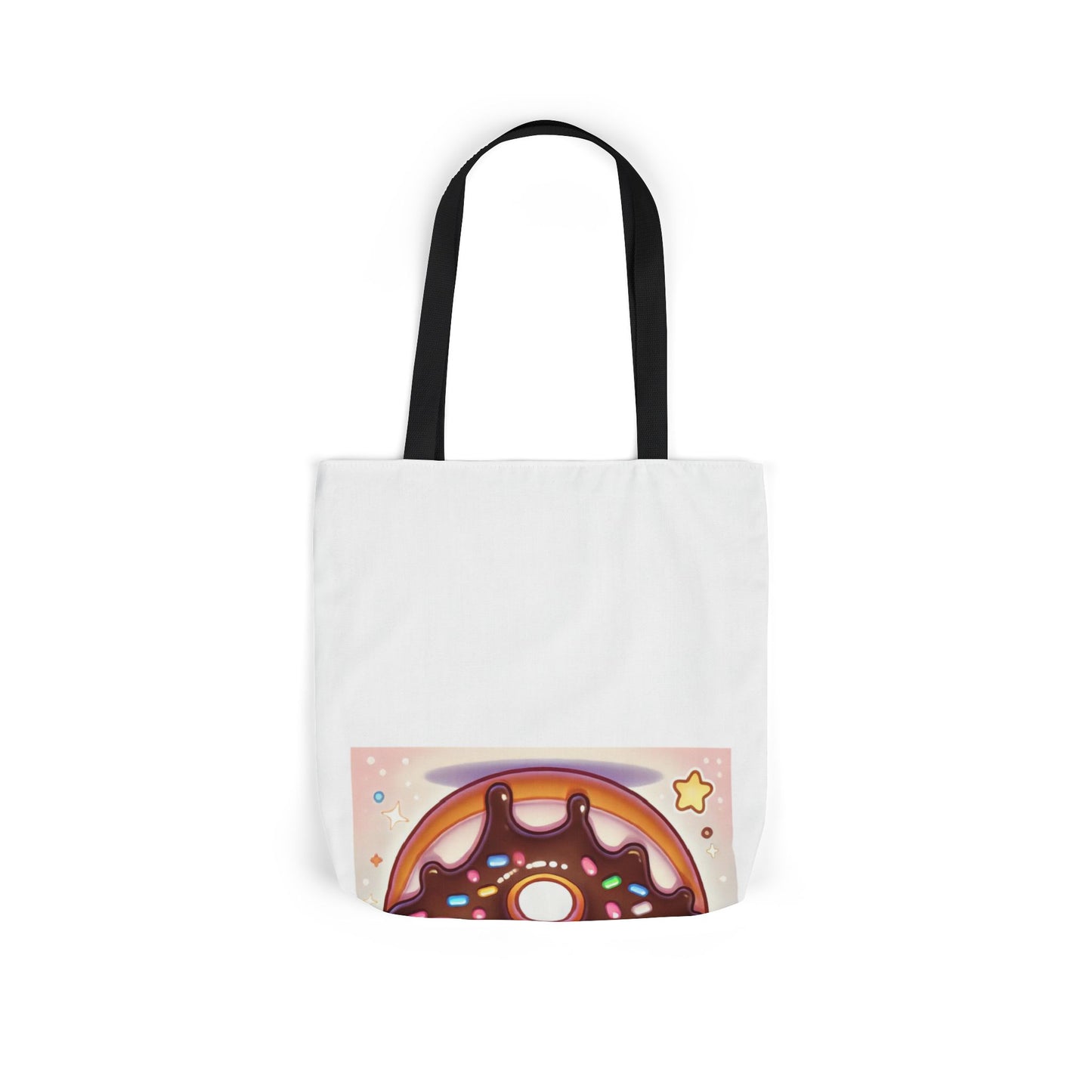 Kawaii Chocolate Donut Cute Dessert Art Tote Bag