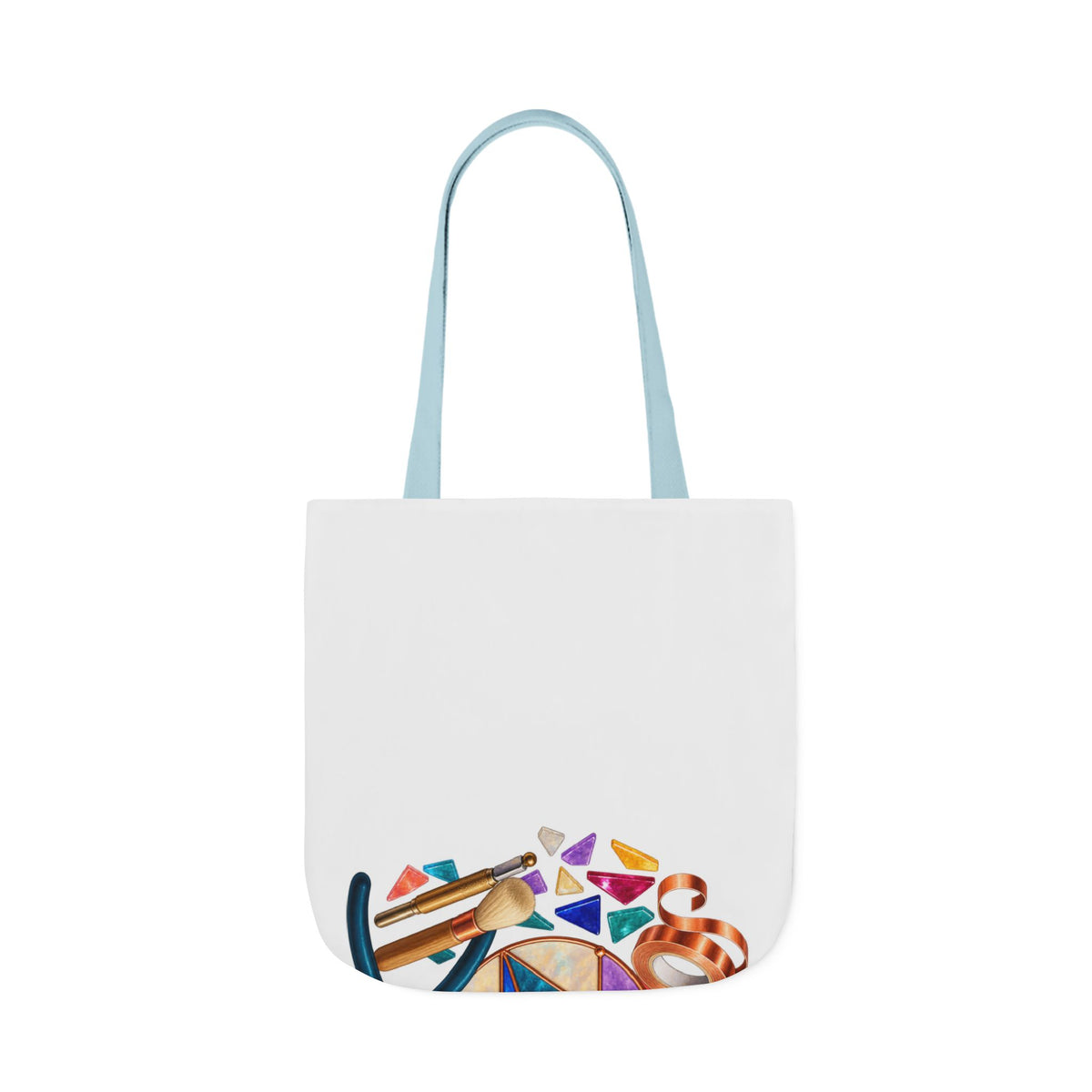 Abstract Stained Glass Suncatcher Workshop Tote Bag