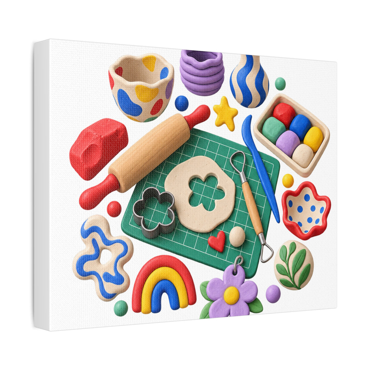Miniature Clay Sculpting Workshop Canvas