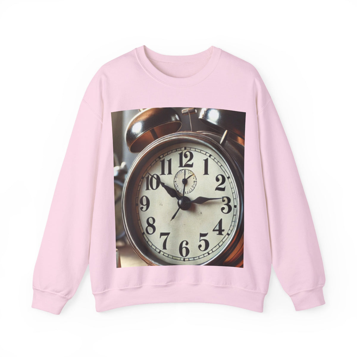 Vintage Alarm Clock Morning Routine Soft Sweatshirt