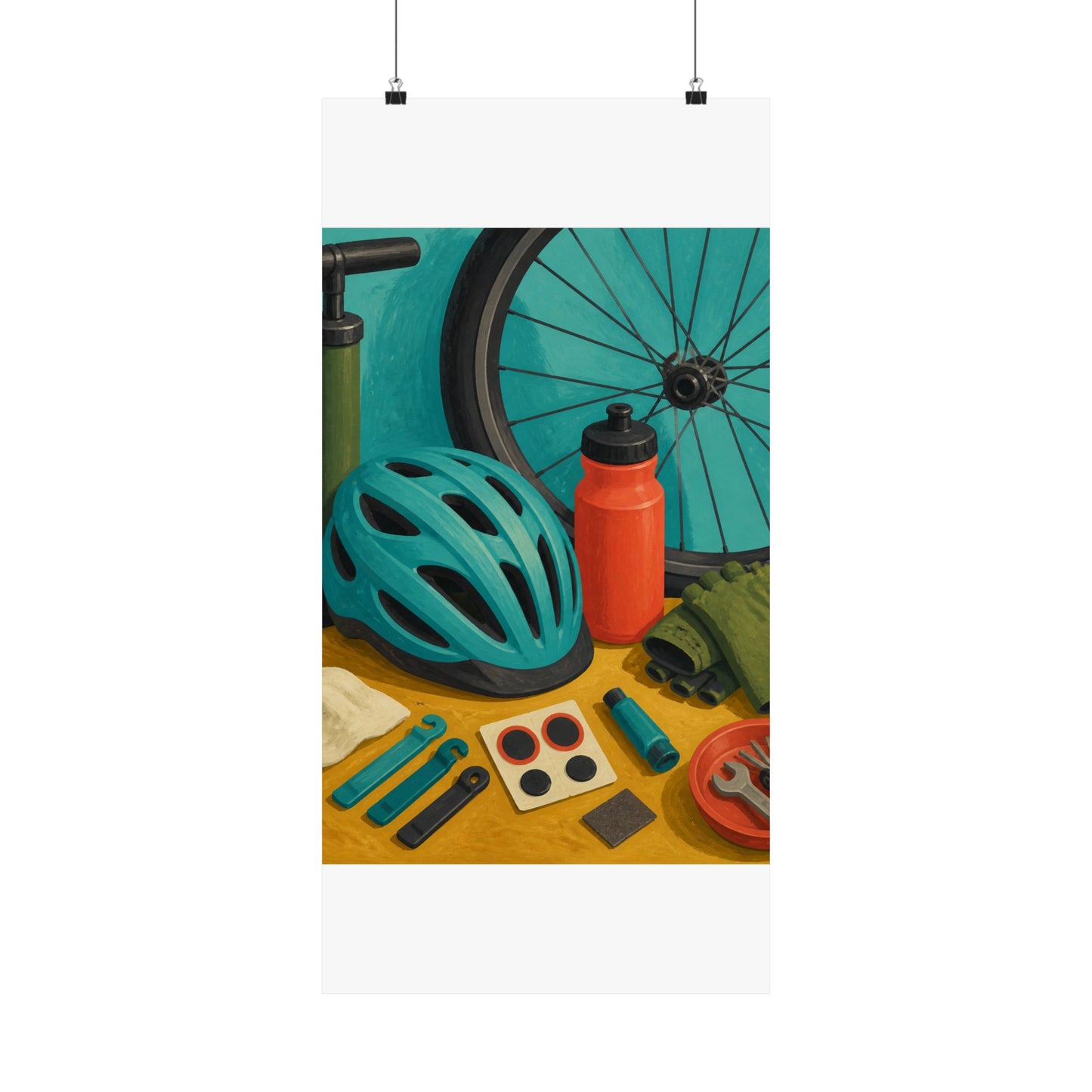 Everyday Bicycle Workshop Art Poster