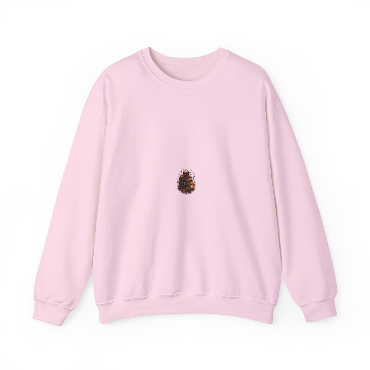 Autumn Library Latte Stack Book Lover Sweatshirt