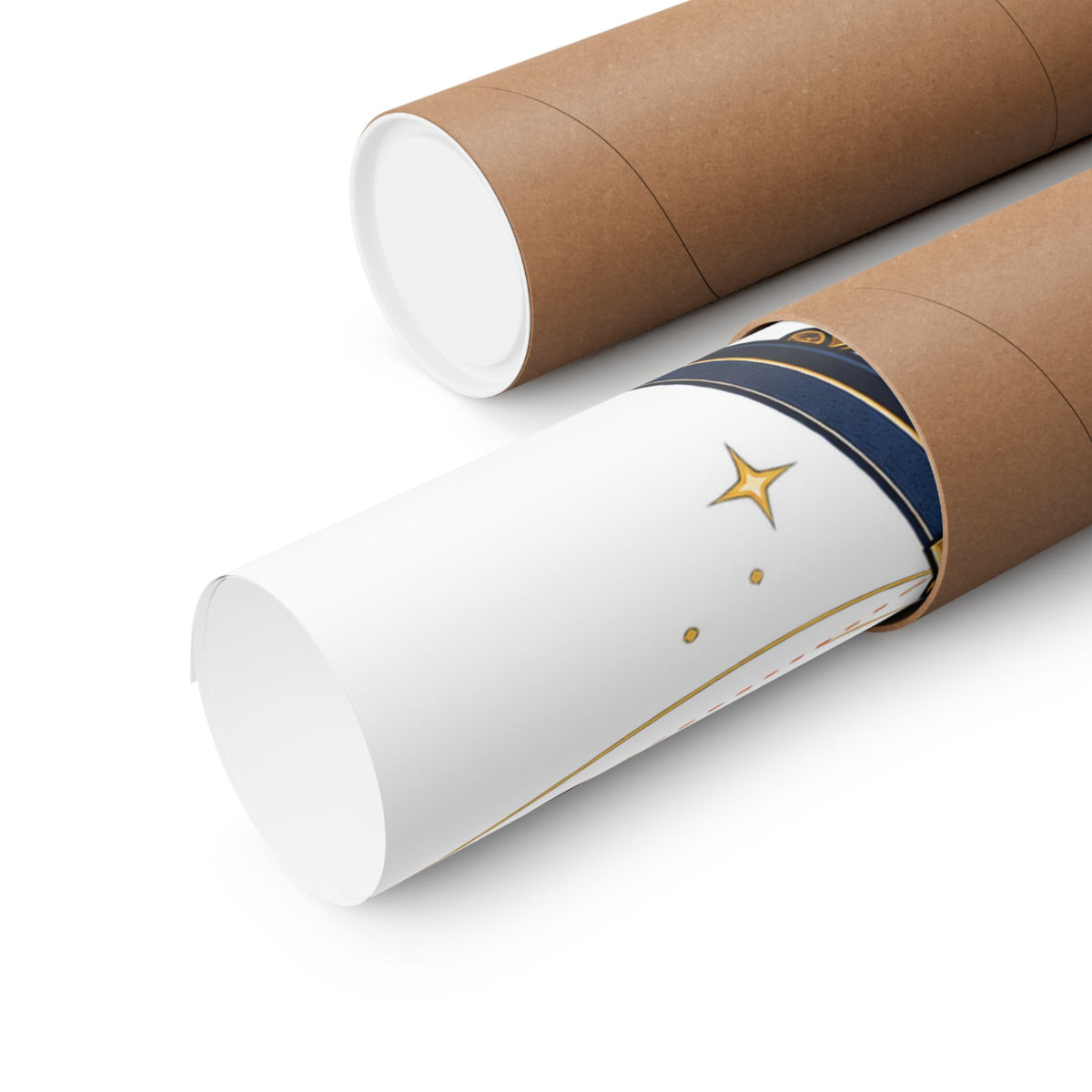 Vintage Telescope Celestial Astronomy Poster
