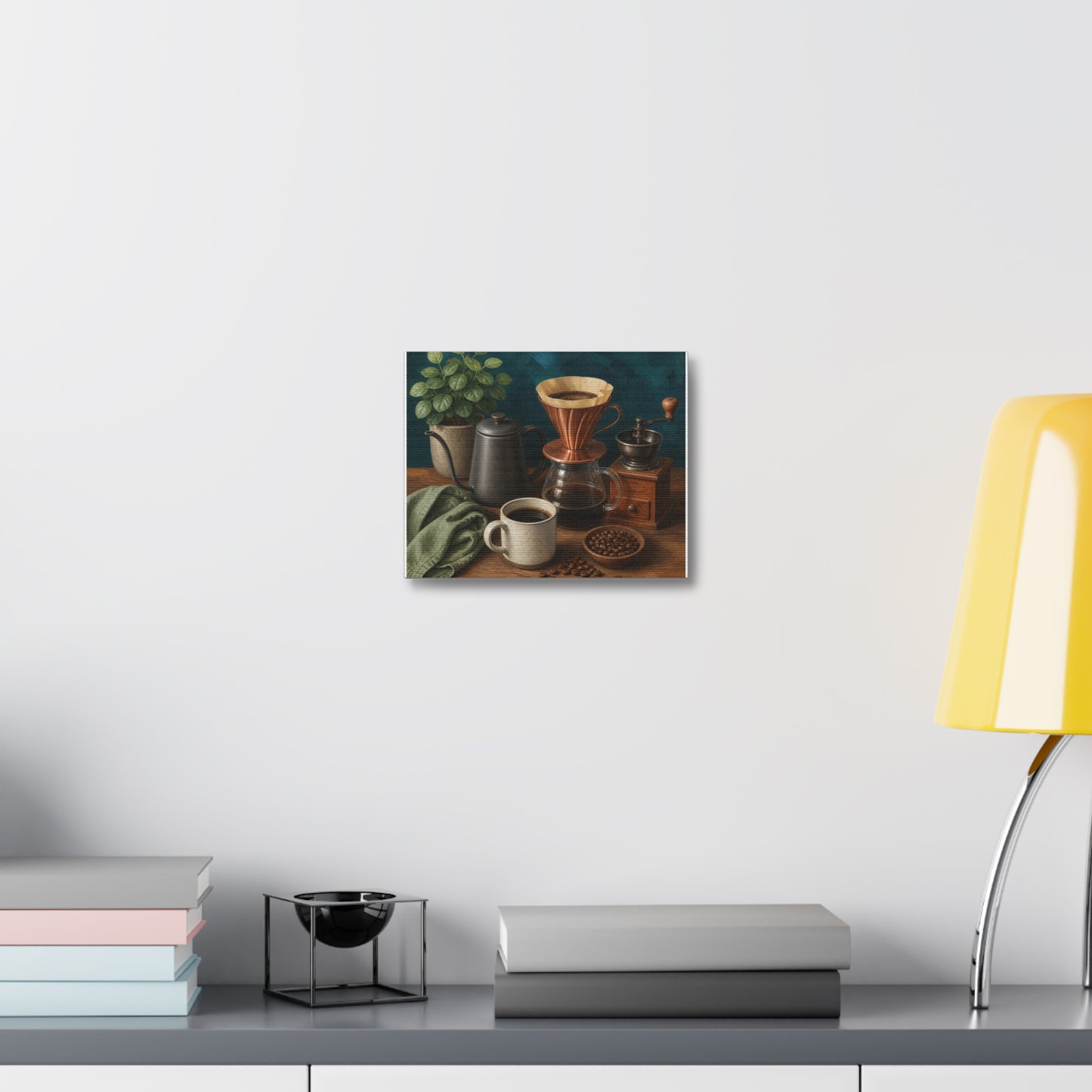 Warm Home Coffee Brewing Art Canvas Art