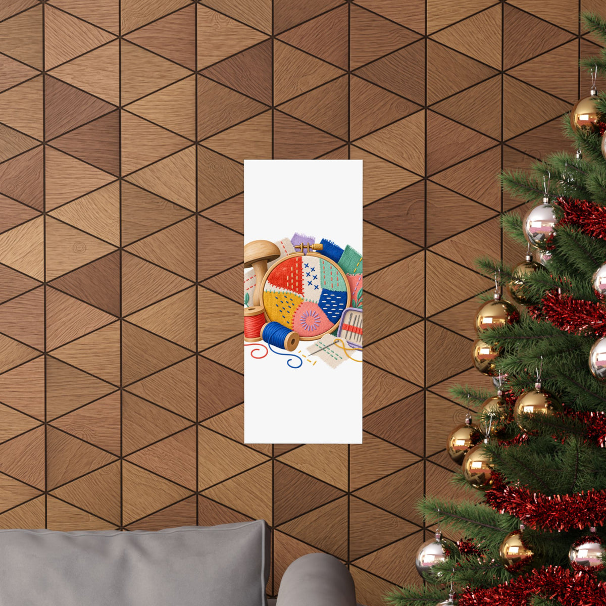 Colorful Visible Mending Workshop Poster
