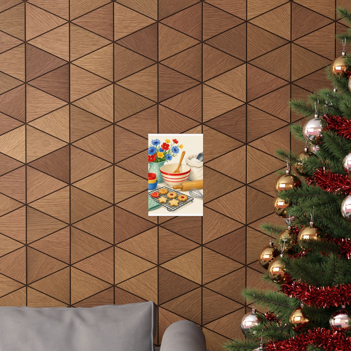 Cheerful Home Baking Hobby Poster