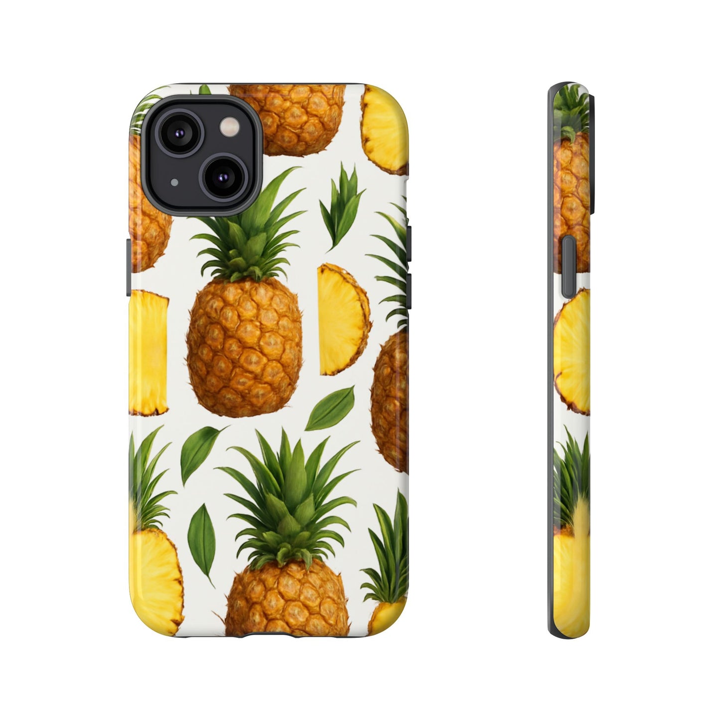 Pineapple Phone Case - Tough Cases, Tropical Phone Cover, Summer Vibe Accessories, Cute Pineapple Design, Fun Gift for Fruit Lovers