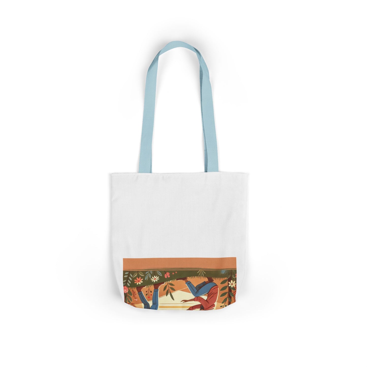 Helping Hands Sunset Garden Canvas Tote Bag