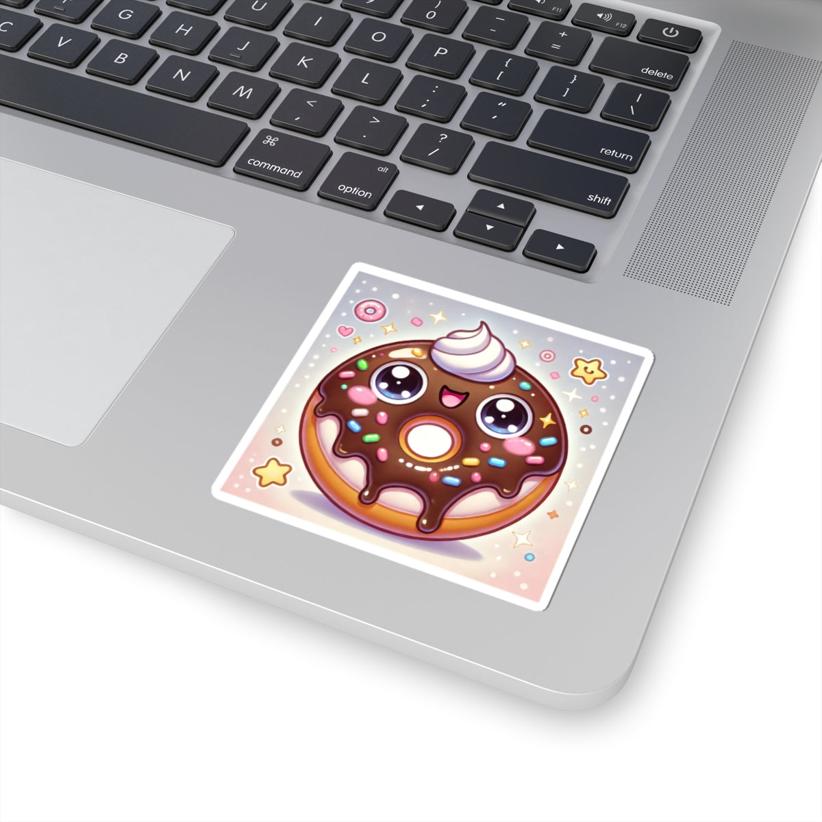 Kawaii Chocolate Donut Cute Dessert Art Sticker