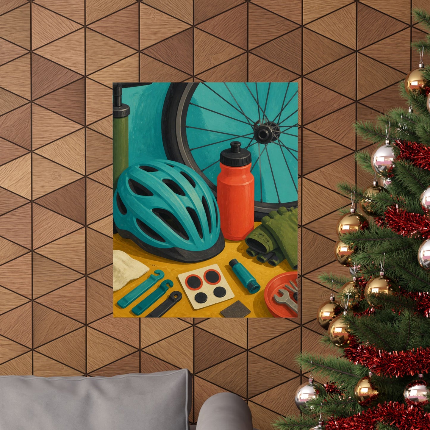 Everyday Bicycle Workshop Art Poster