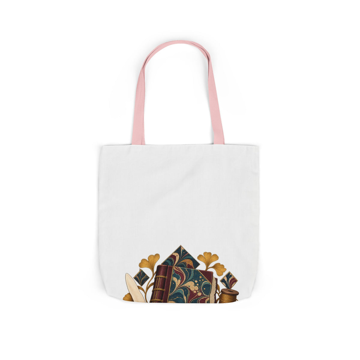 Traditional Marbled Bookbinding Workshop Tote Bag