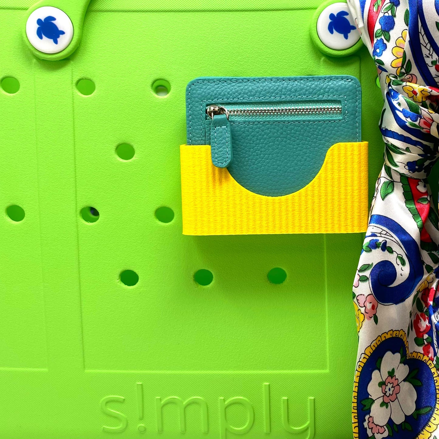 Boglets PREMIUM - Wallet Holder Accessories - Premium Collection - Compatible with Bogg Bag, Simply Southern & other Tote Bags - Decorative Accessories & Organizers - Made in USA - [Yellow]