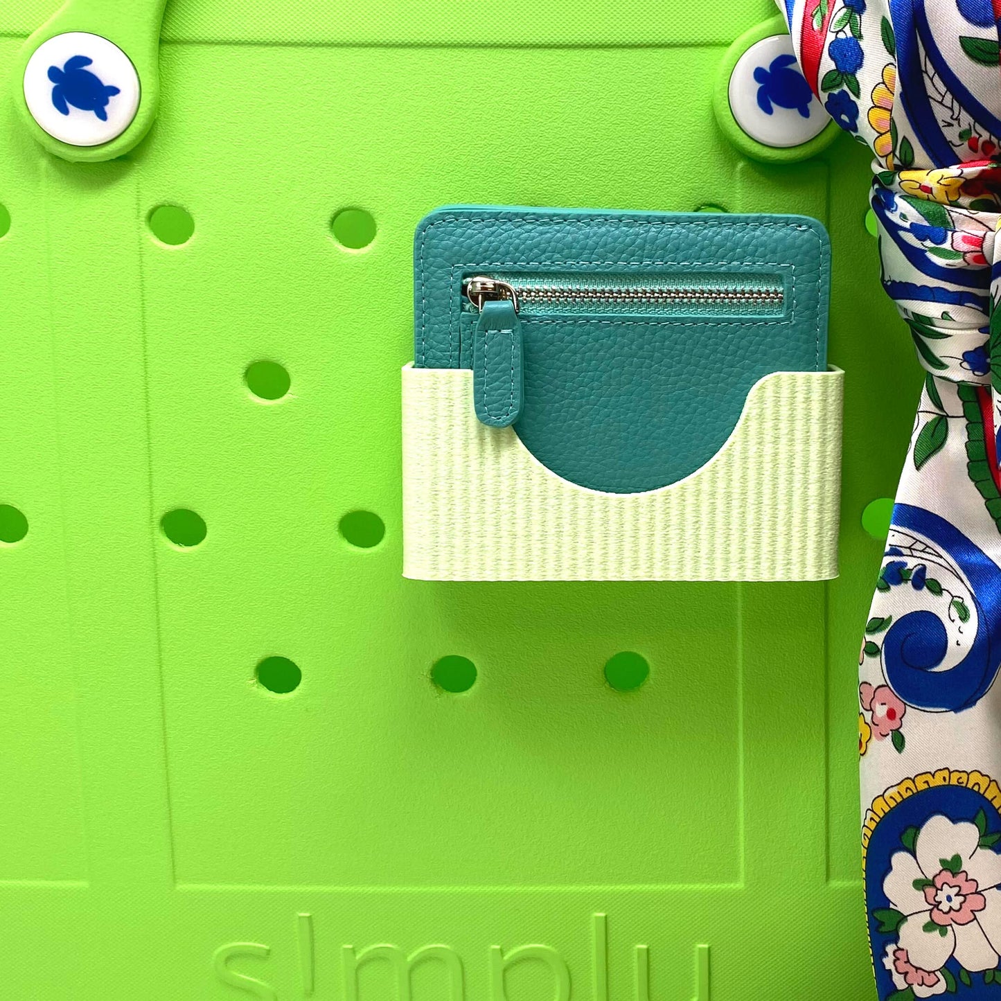 Boglets PREMIUM - Wallet Holder Accessories - Premium Collection - Compatible with Bogg Bag, Simply Southern & other Tote Bags - Decorative Accessories & Organizers - Made in USA - [Green]