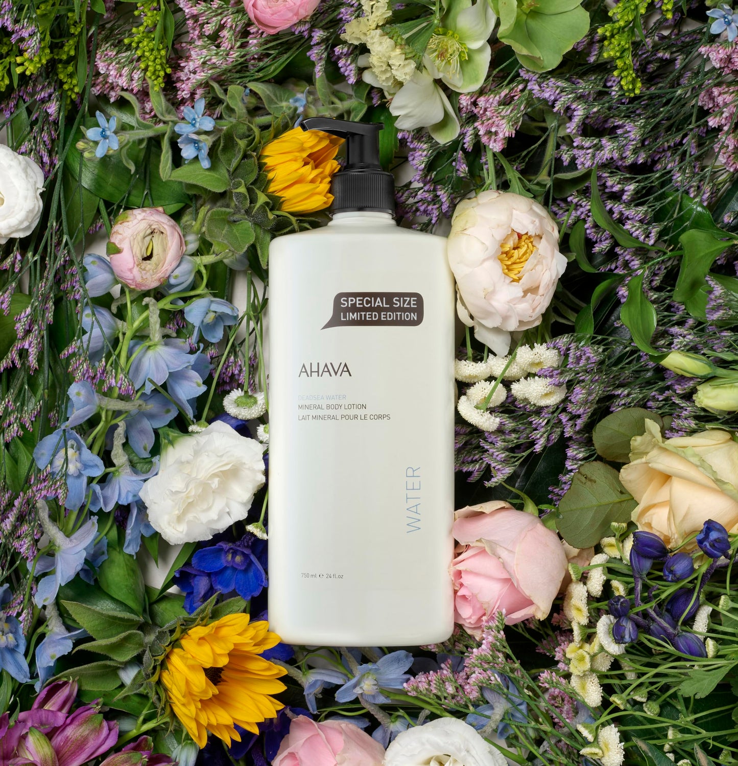 AHAVA Dead Sea Water Mineral Body Lotion - Daily Moisturizing & Hydrating Body Lotion with Osmoter, Exclusive blend of Dead Sea Minerals & Botanical Extracts, Original, 24 Fl.Oz (Packaging May Vary)