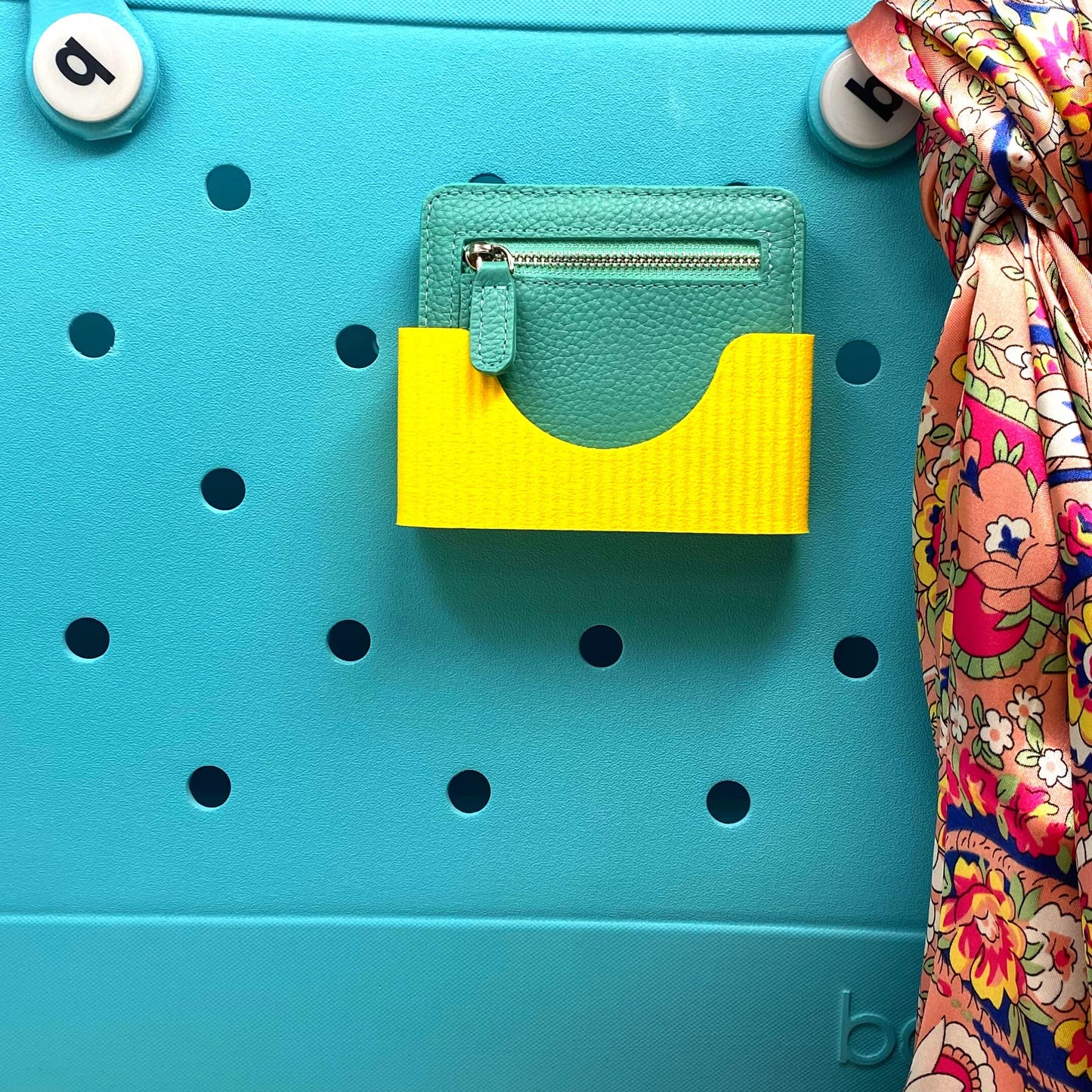 Boglets PREMIUM - Wallet Holder Accessories - Premium Collection - Compatible with Bogg Bag, Simply Southern & other Tote Bags - Decorative Accessories & Organizers - Made in USA - [Yellow]