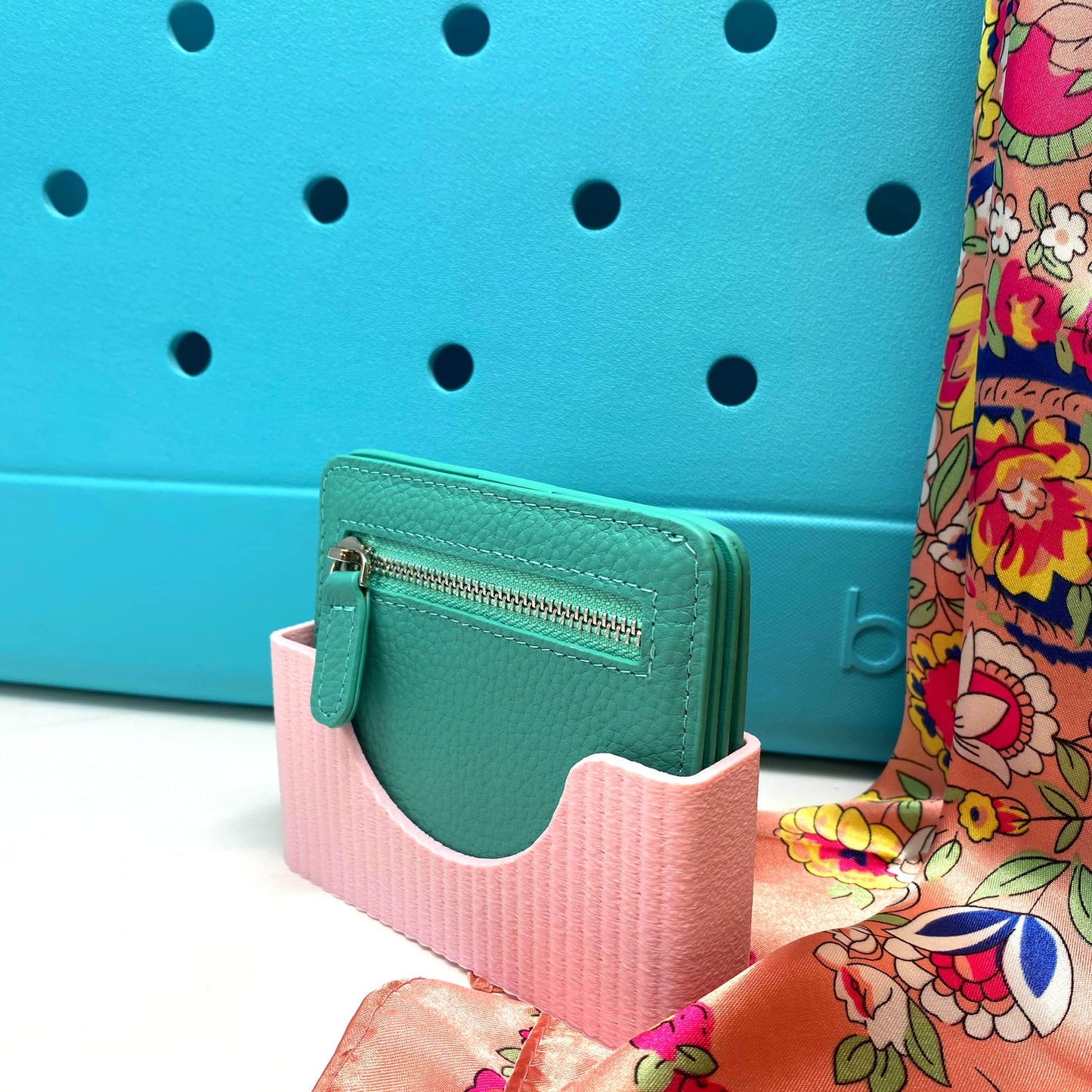 Boglets PREMIUM - Wallet Holder Accessories - Premium Collection - Compatible with Bogg Bag, Simply Southern & other Tote Bags - Decorative Accessories & Organizers - Made in USA - [Pink]