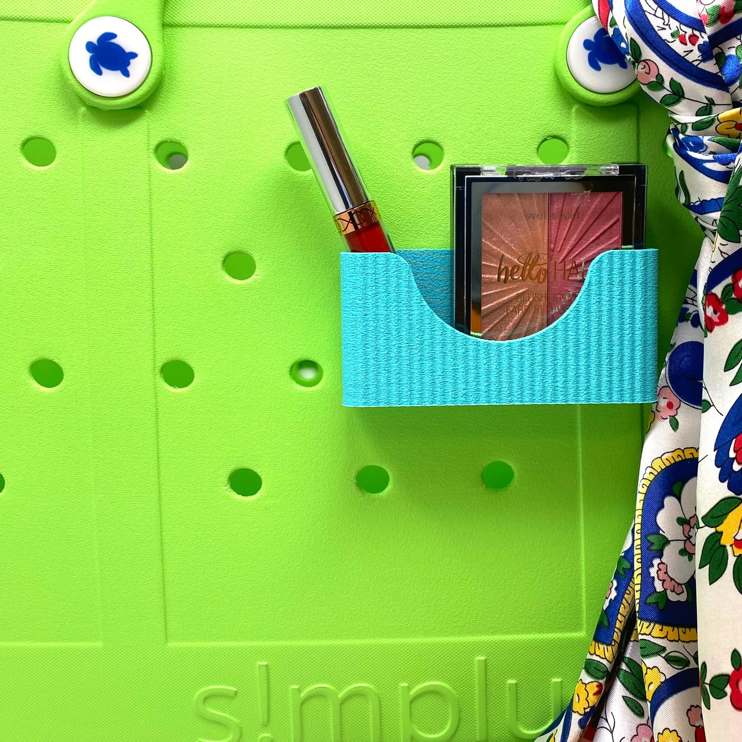 Boglets PREMIUM - Wallet Holder Accessories - Premium Collection - Compatible with Bogg Bag, Simply Southern & other Tote Bags - Decorative Accessories & Organizers - Made in USA - [Teal]