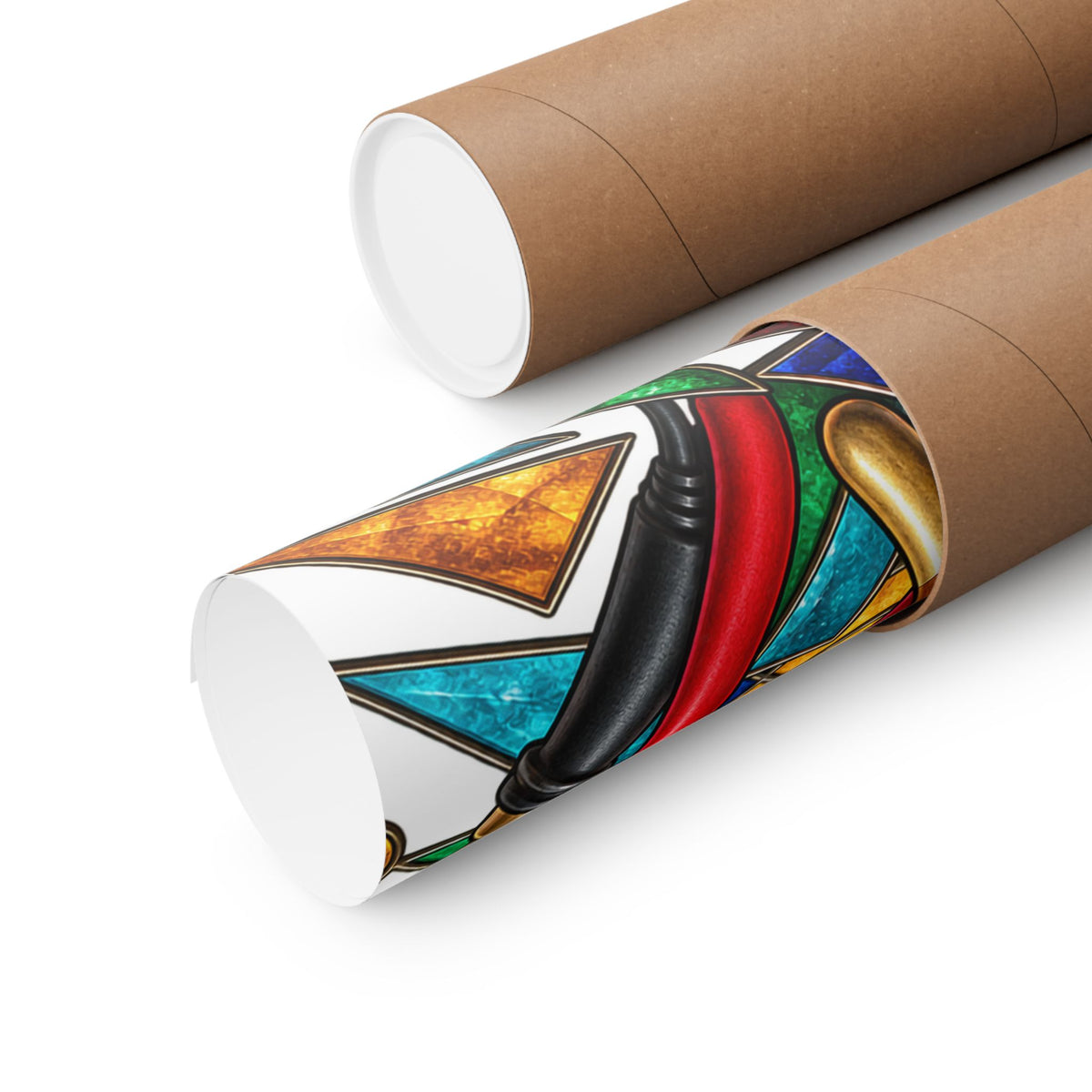 Stained Glass Workshop Tools Poster