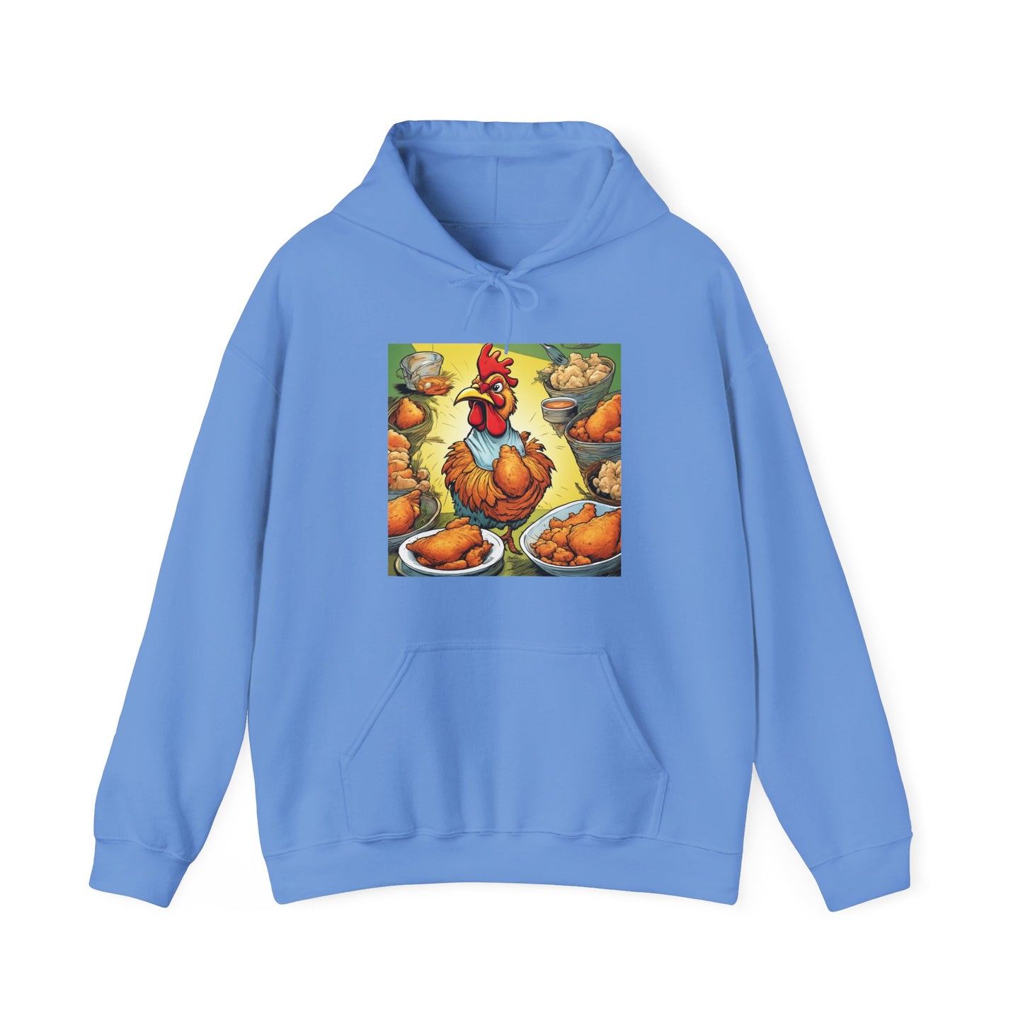 Funny Chicken Fried Food Comfort Food Art Hoodie