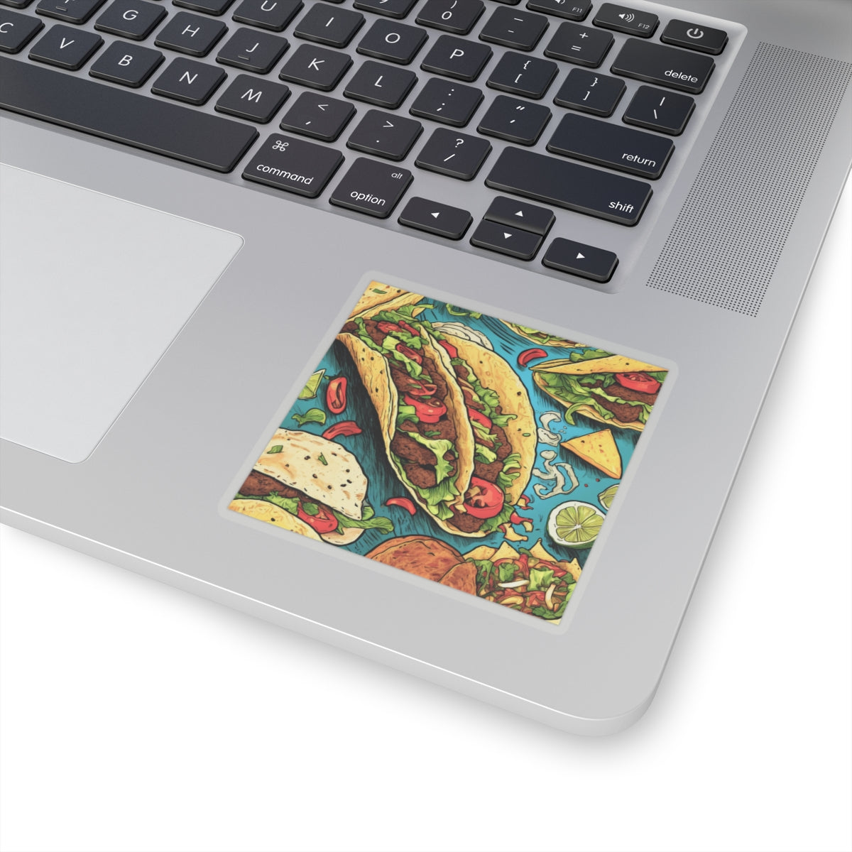 Taco Party Pattern Foodie Gift Art Sticker