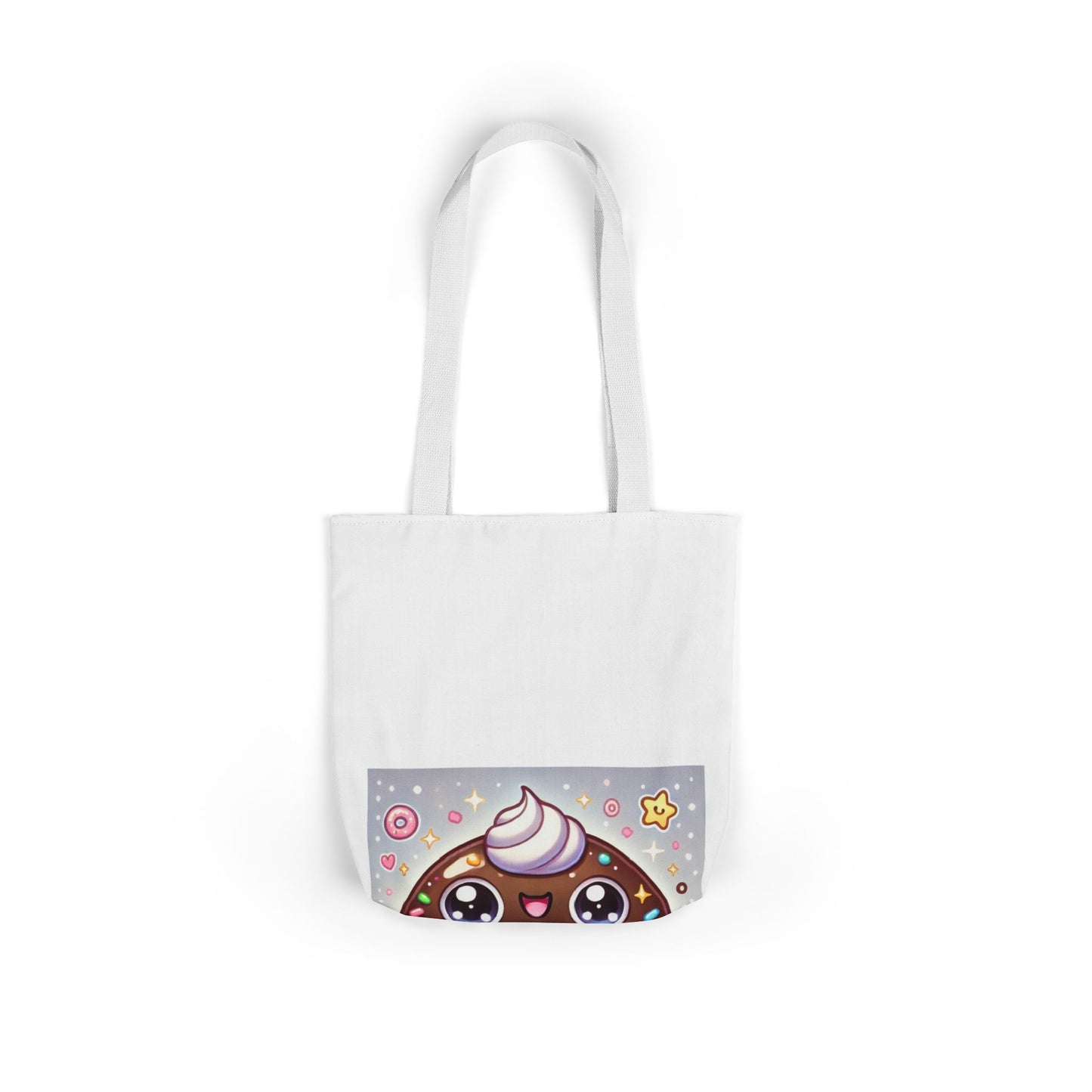 Kawaii Chocolate Donut Cute Dessert Art Tote Bag