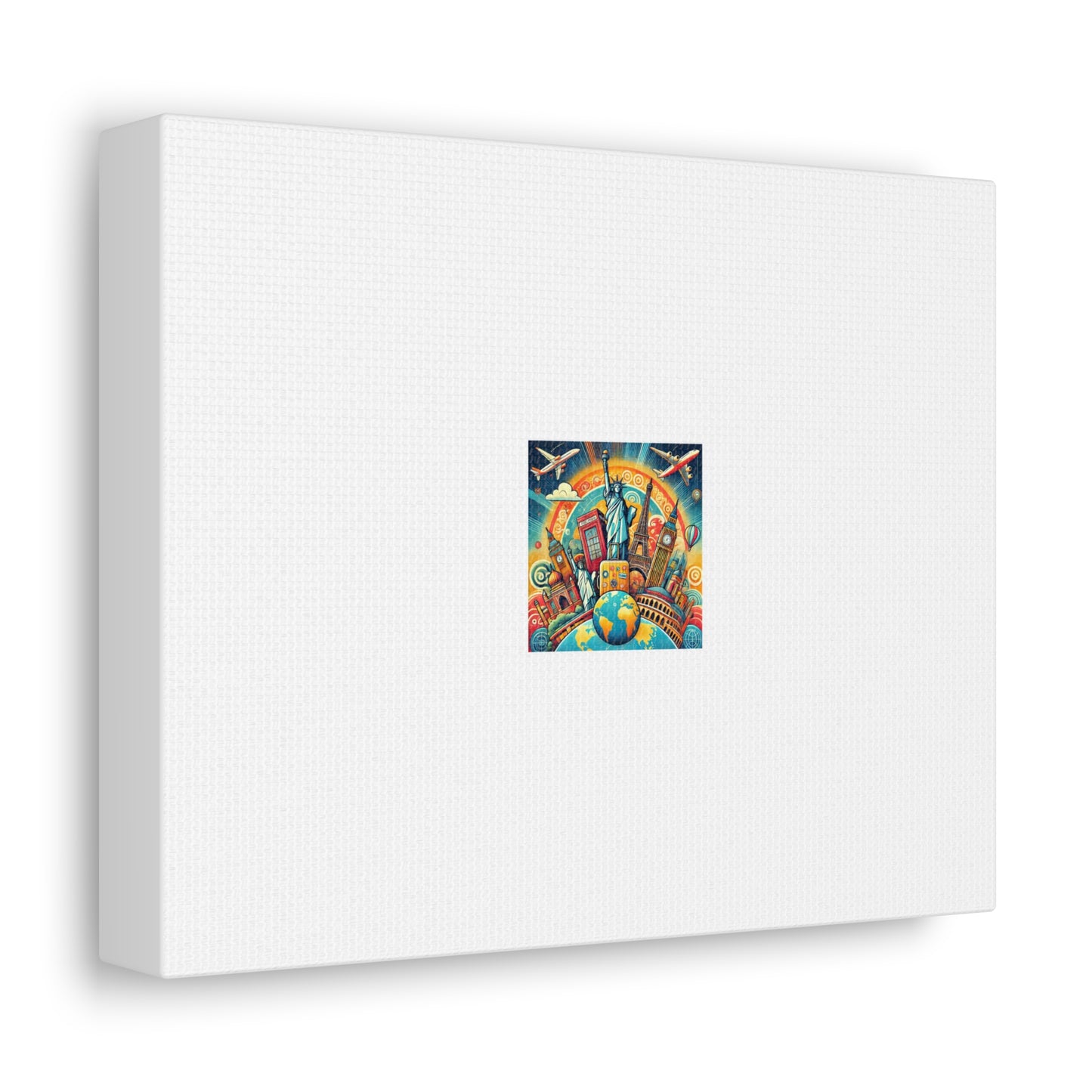 Global Landmark Adventure Collage Gallery Travel Canvas Art