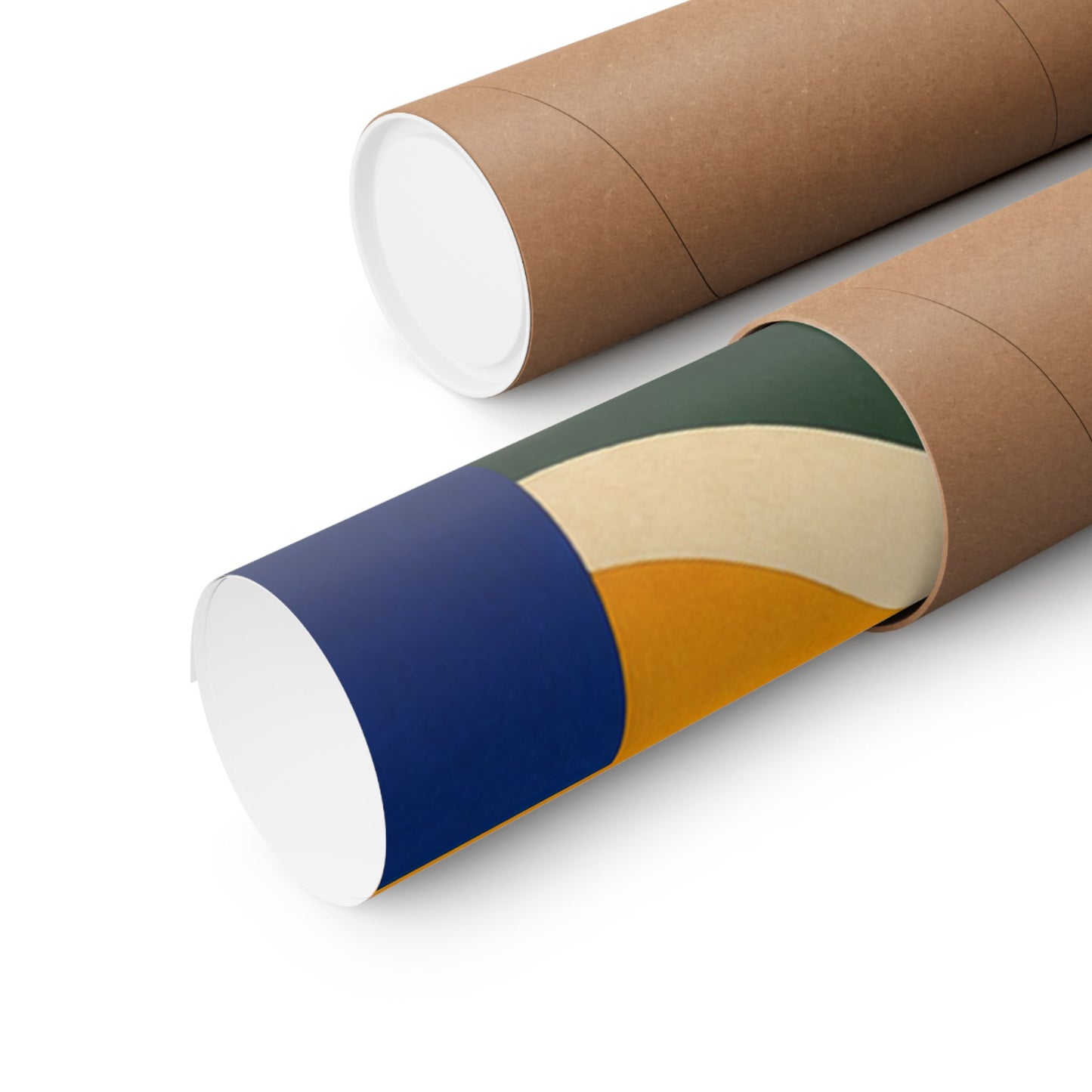 Bold Geometric Balance Abstract Art Poster