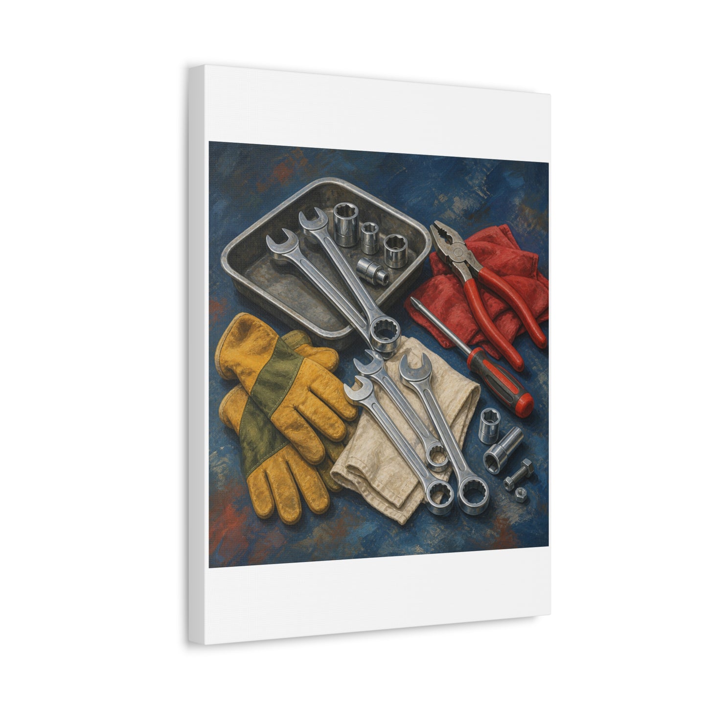 Classic Mechanic Hand Tools Art Canvas Art