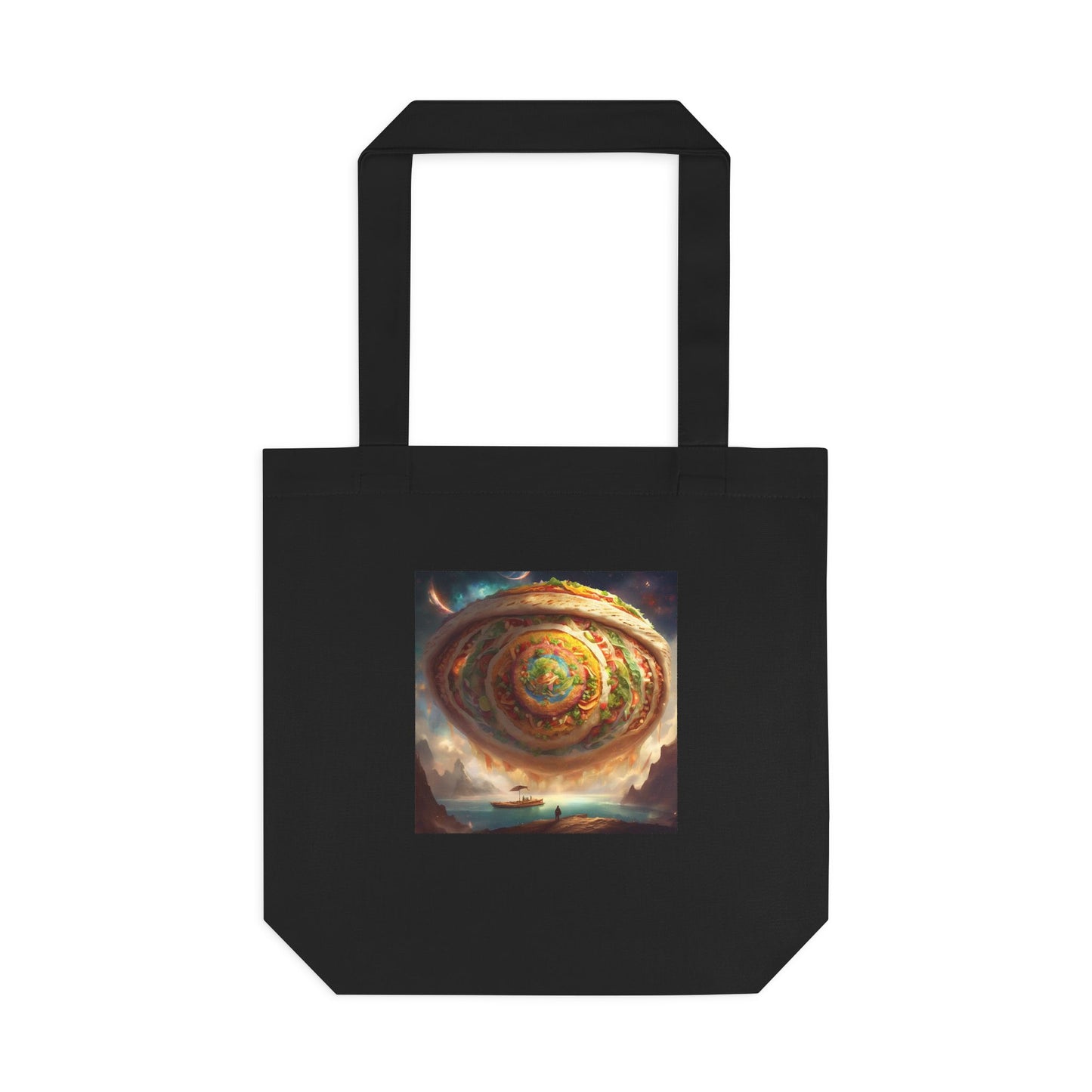 Cosmic Taco Portal Surreal Food Fantasy Art Tote Bag