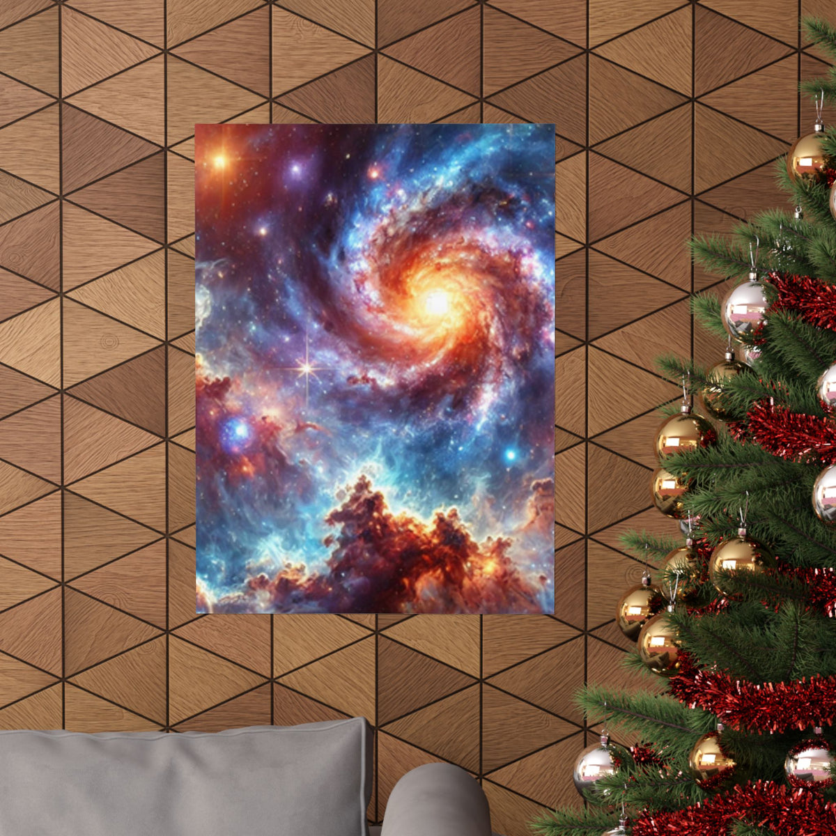 Galaxy Nebula Dreamscape Abstract Space Poster Wall Art Decor