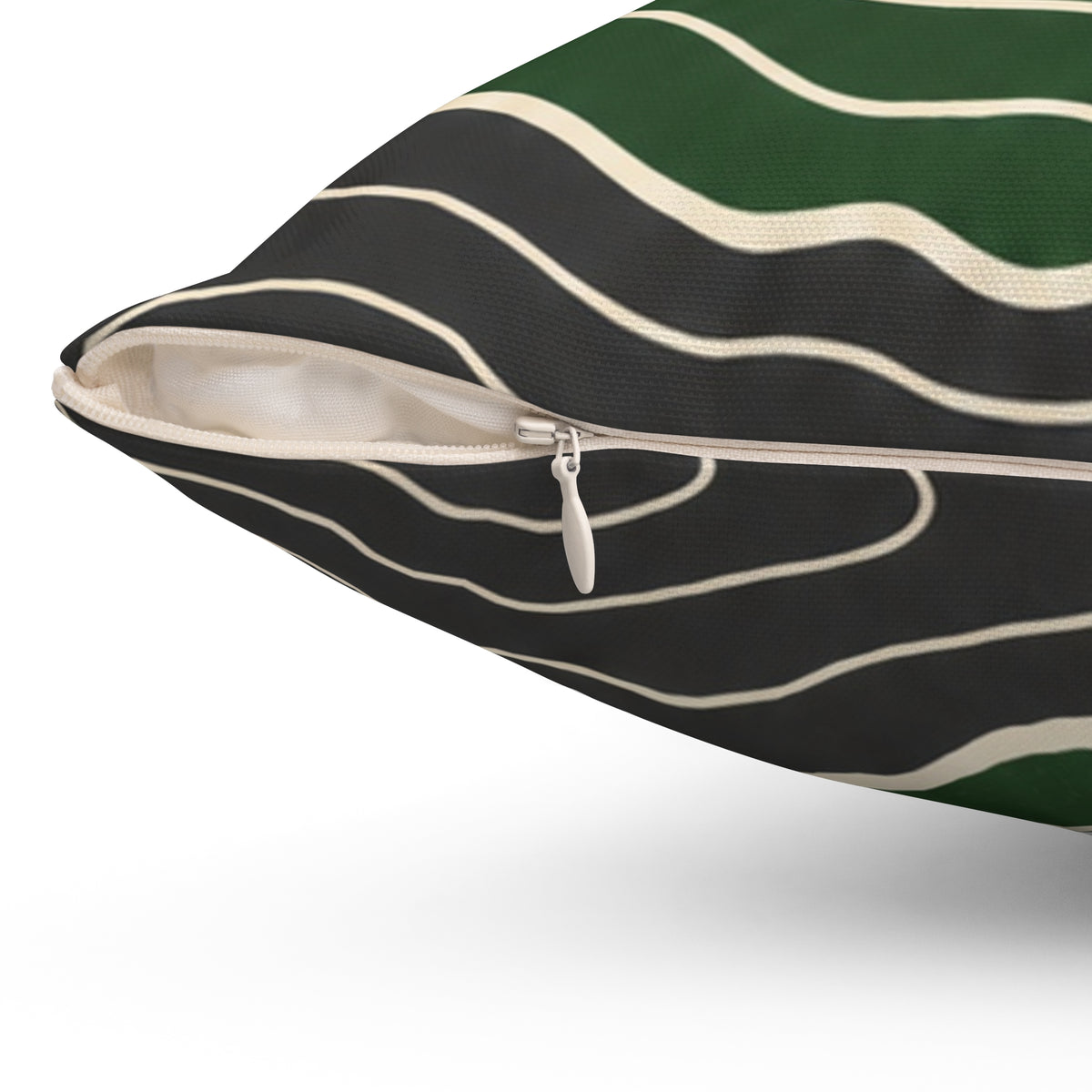 Topographic Sunrise Mid Century Decorative Pillow