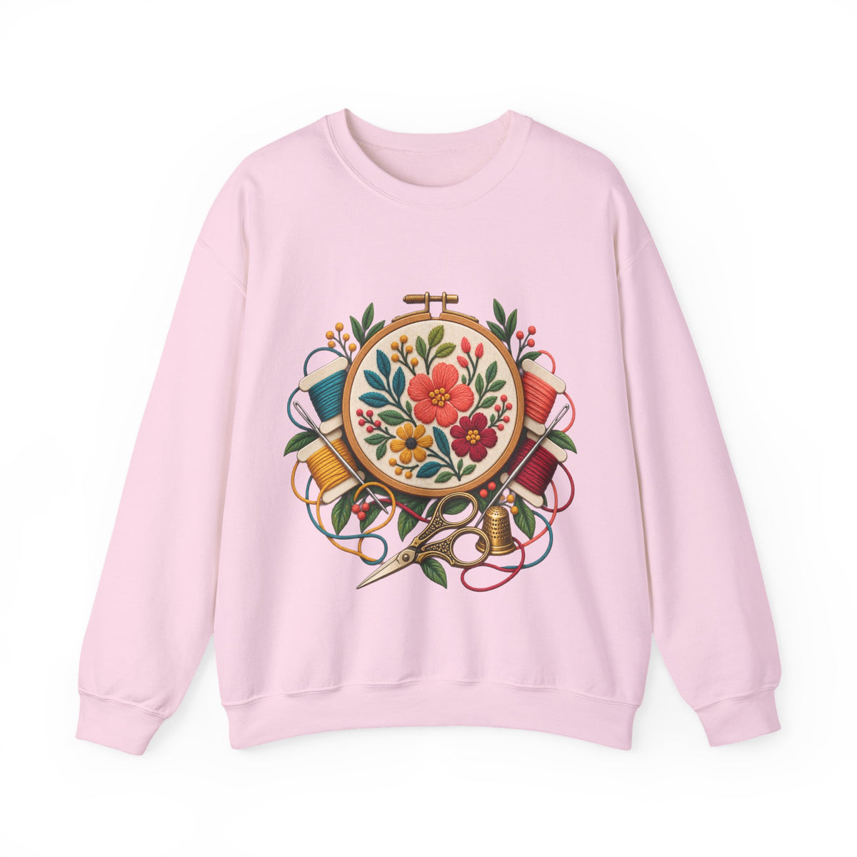 Botanical Embroidery Workshop Sweatshirt