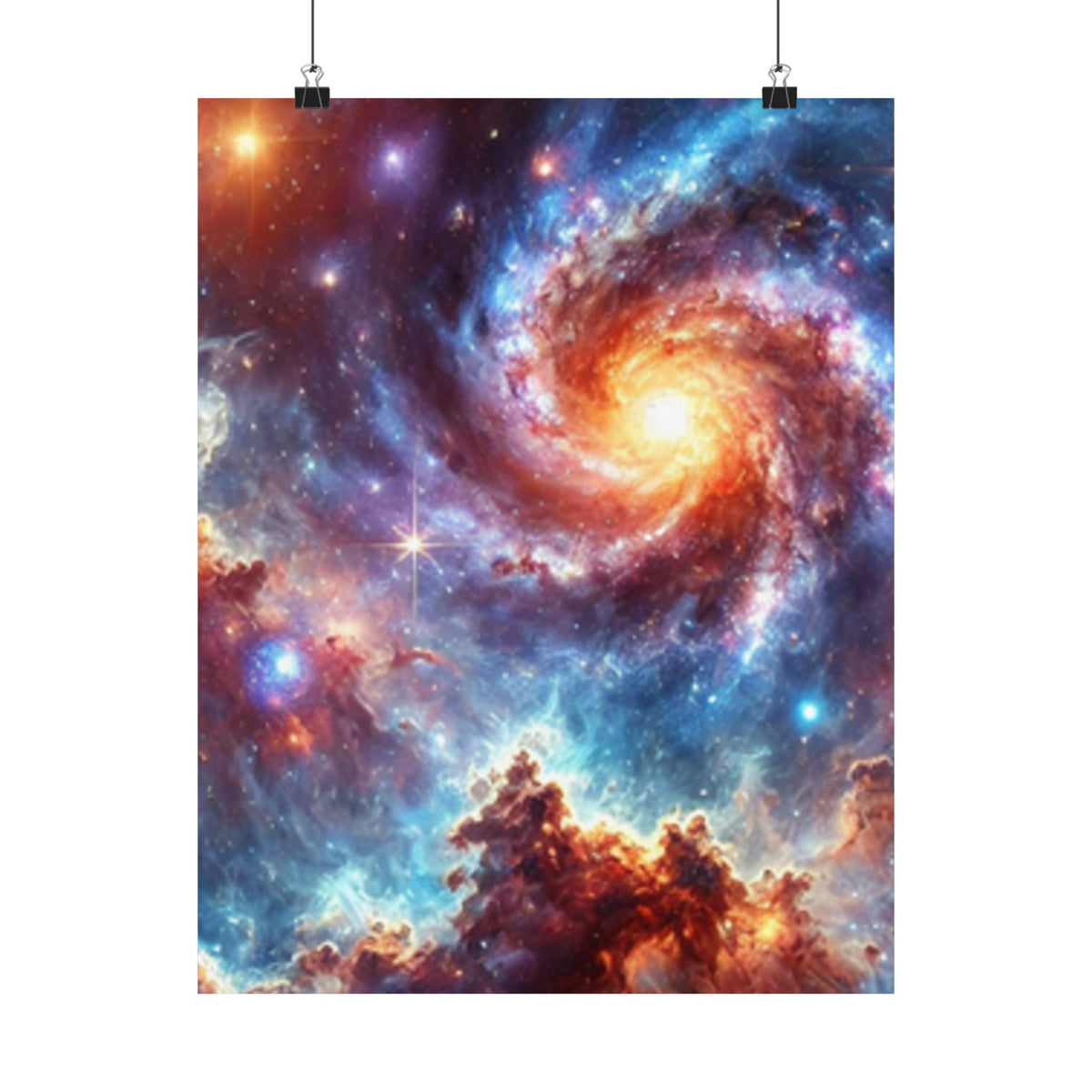 Galaxy Nebula Dreamscape Abstract Space Poster Wall Art Decor