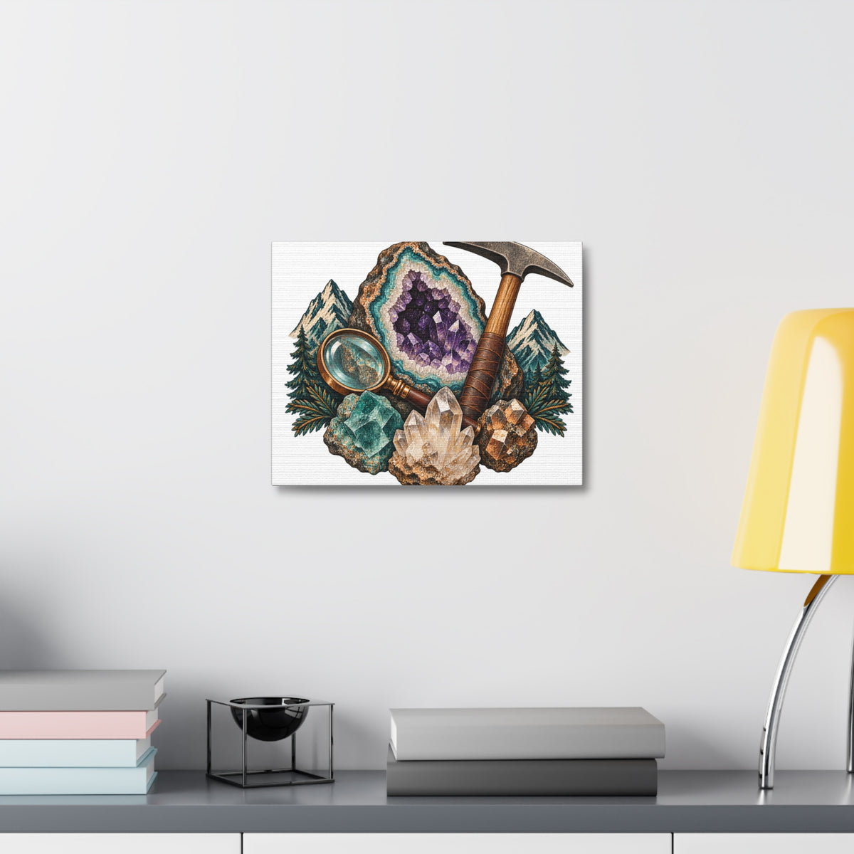 Vintage Geode and Rockhounding Field Kit Canvas
