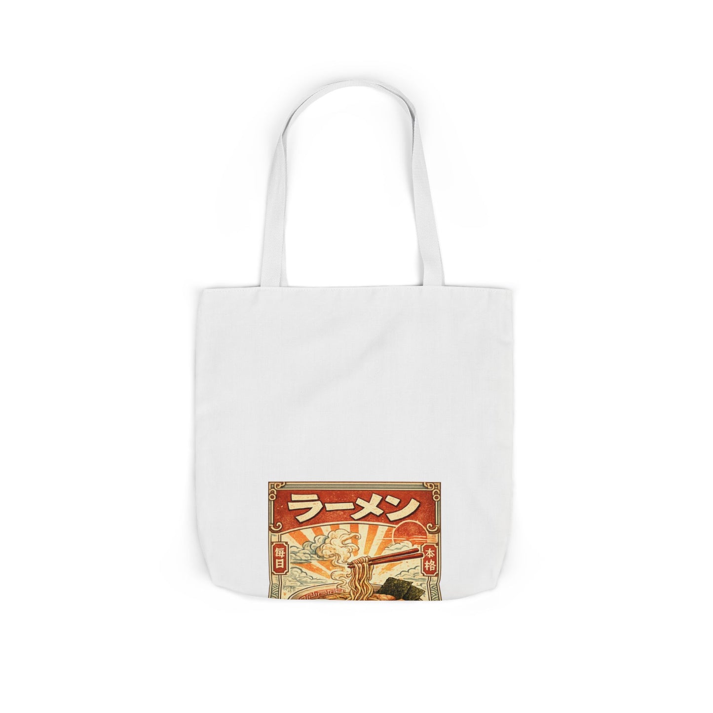 Vintage Ramen Bowl Illustration Tote Bag