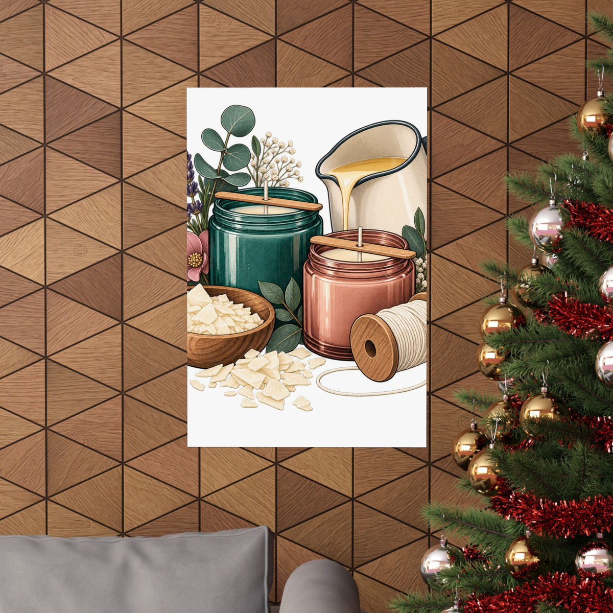 Artisan Candle Making Workshop Poster