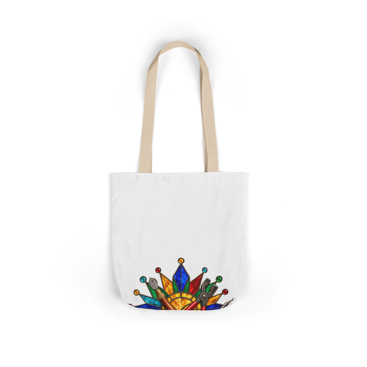 Stained Glass Workshop Tools Tote Bag