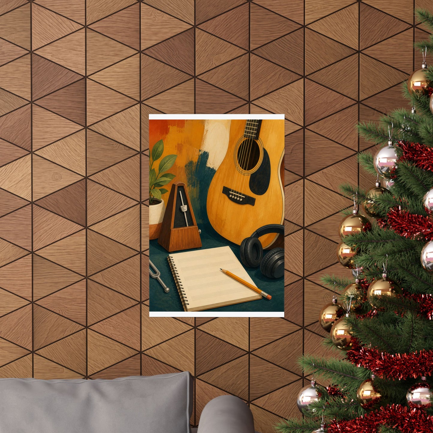 Warm Music Practice Hobby Poster