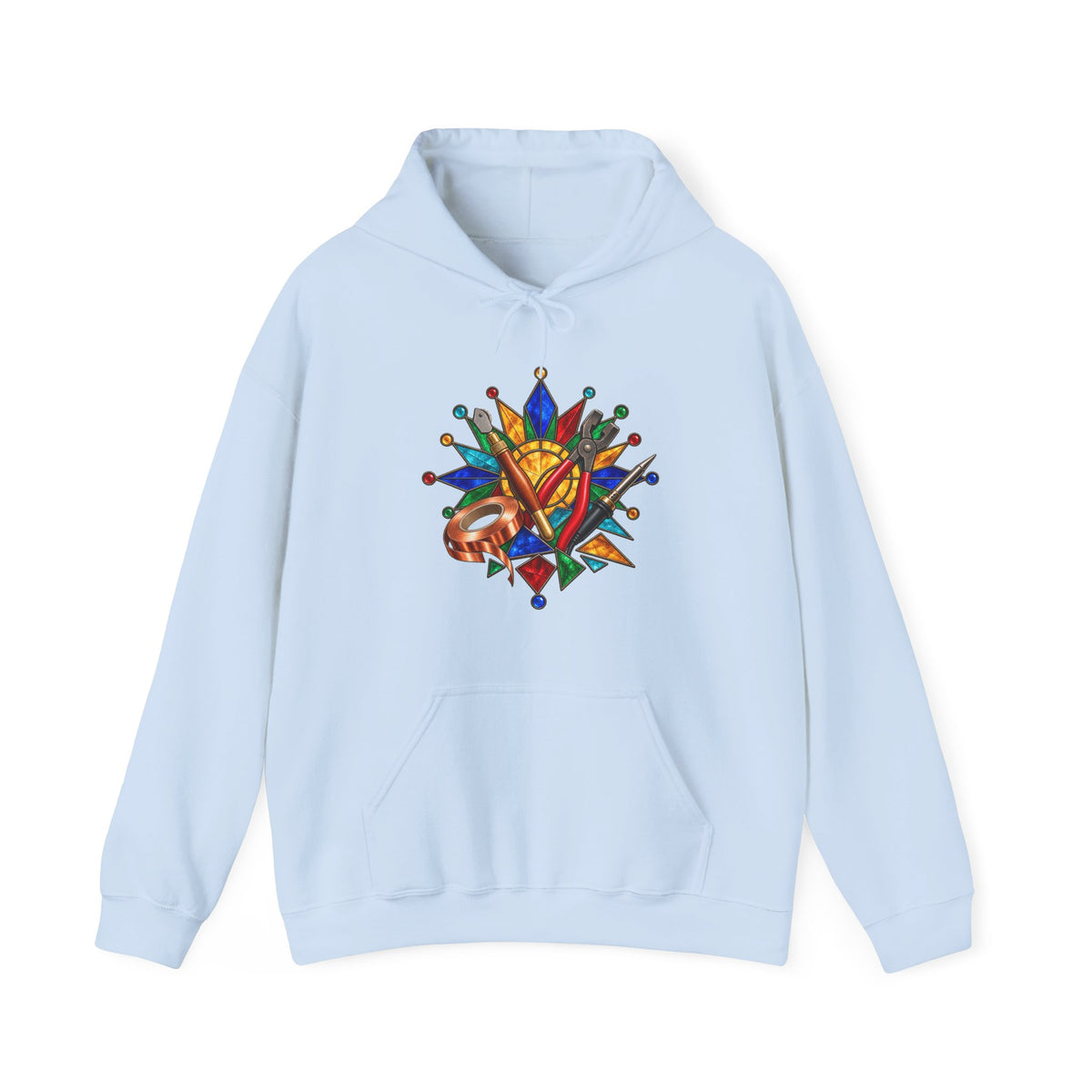 Stained Glass Workshop Tools Hoodie