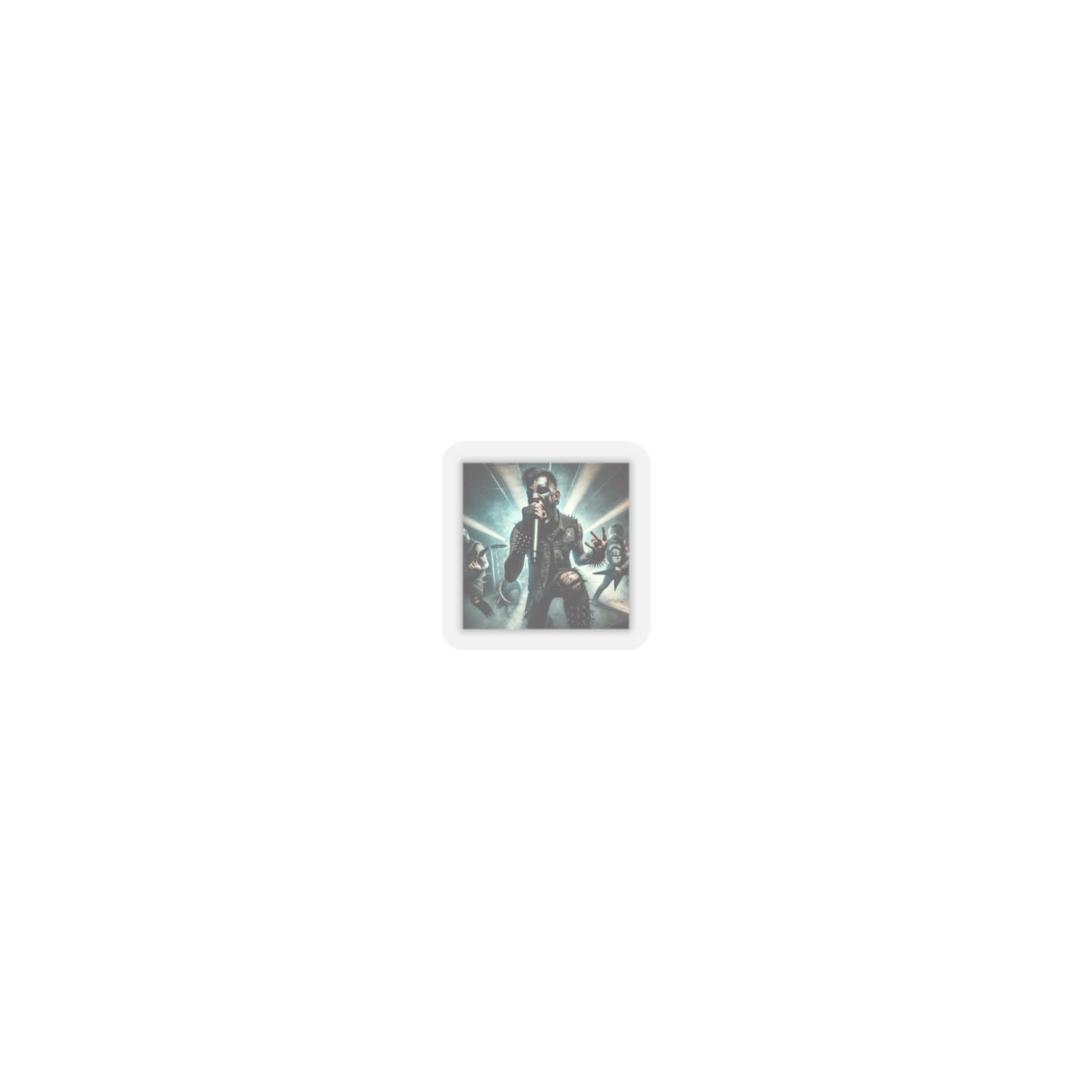 Punk Rock Vocalist Stage Energy Music Sticker