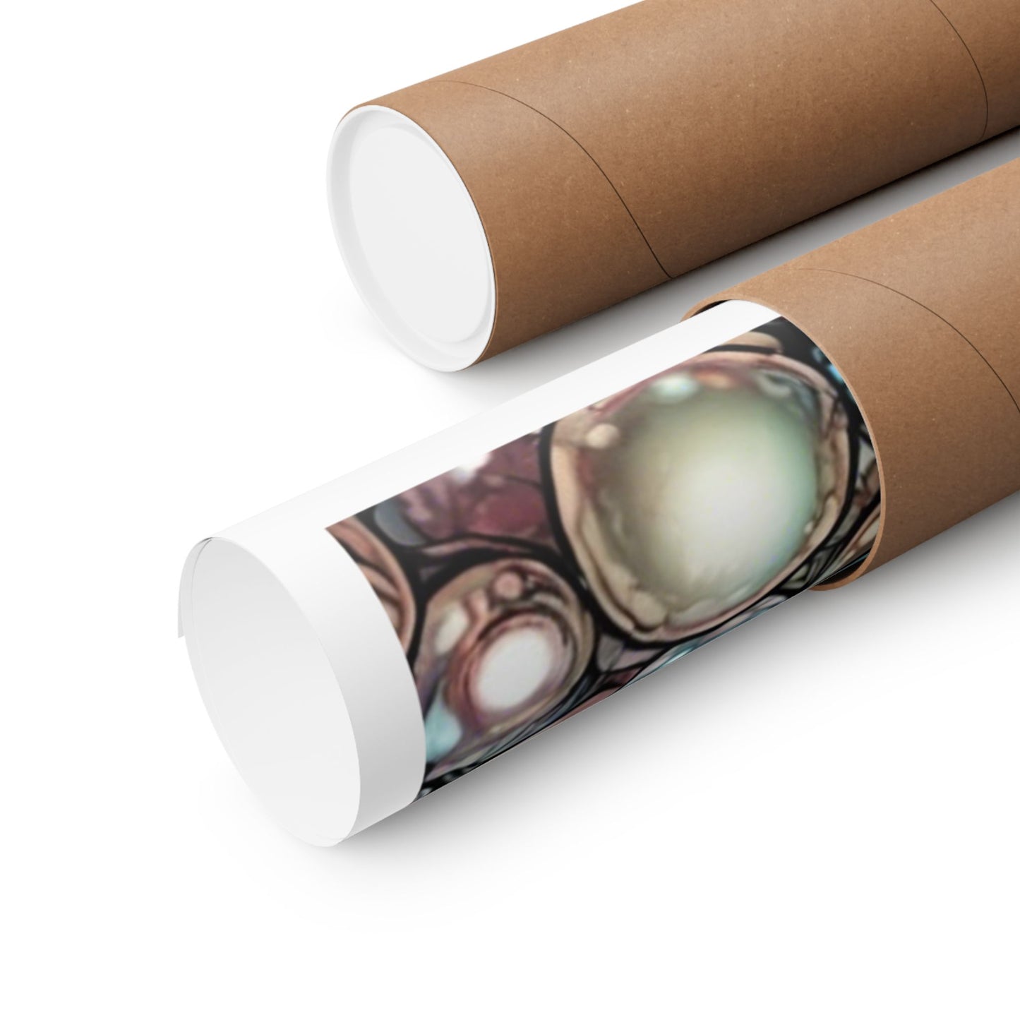 Rainbow Pearl Marble Abstract Gift Art Poster