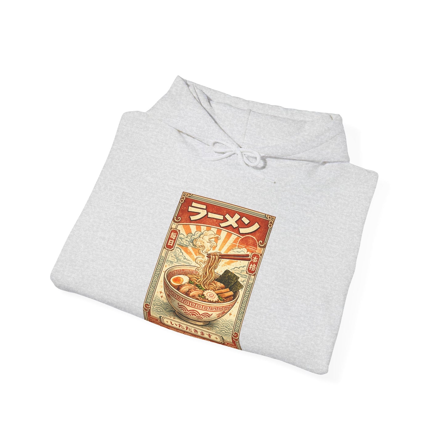Vintage Ramen Bowl Illustration Hoodie