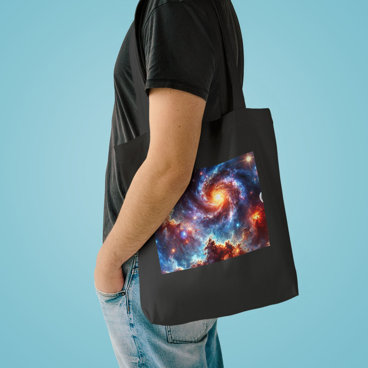 Galaxy Nebula Dreamscape Abstract Space Tote Bag Astronomy Gift