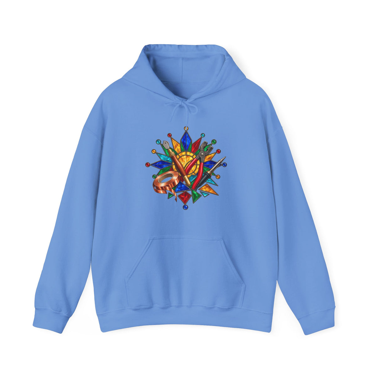 Stained Glass Workshop Tools Hoodie