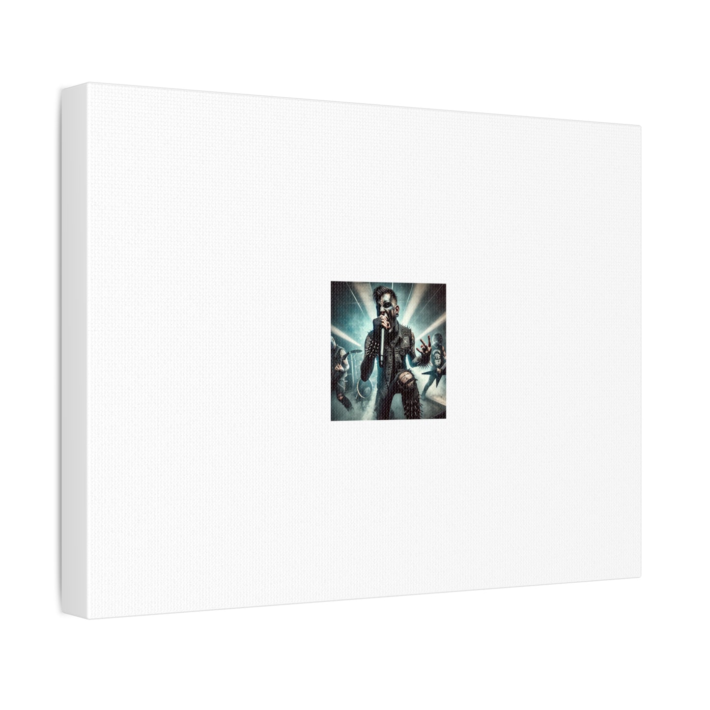Punk Rock Vocalist Stage Energy Music Room Canvas Art